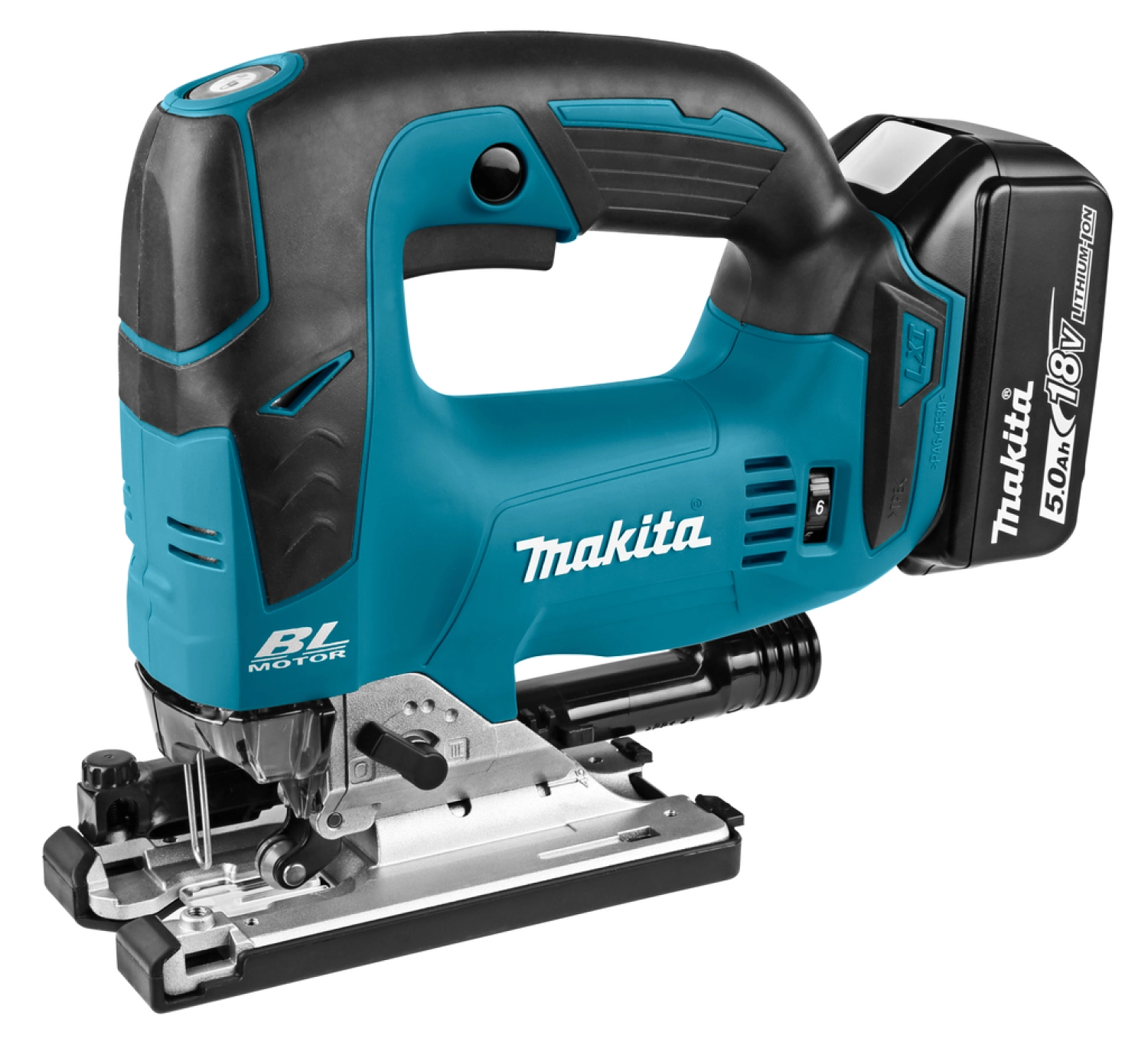 Makita DJV182RTJ 18V Li-Ion Accu decoupeerzaag set (2x 5.0Ah accu) in Mbox - D-greep - variabel - koolborstelloos-image