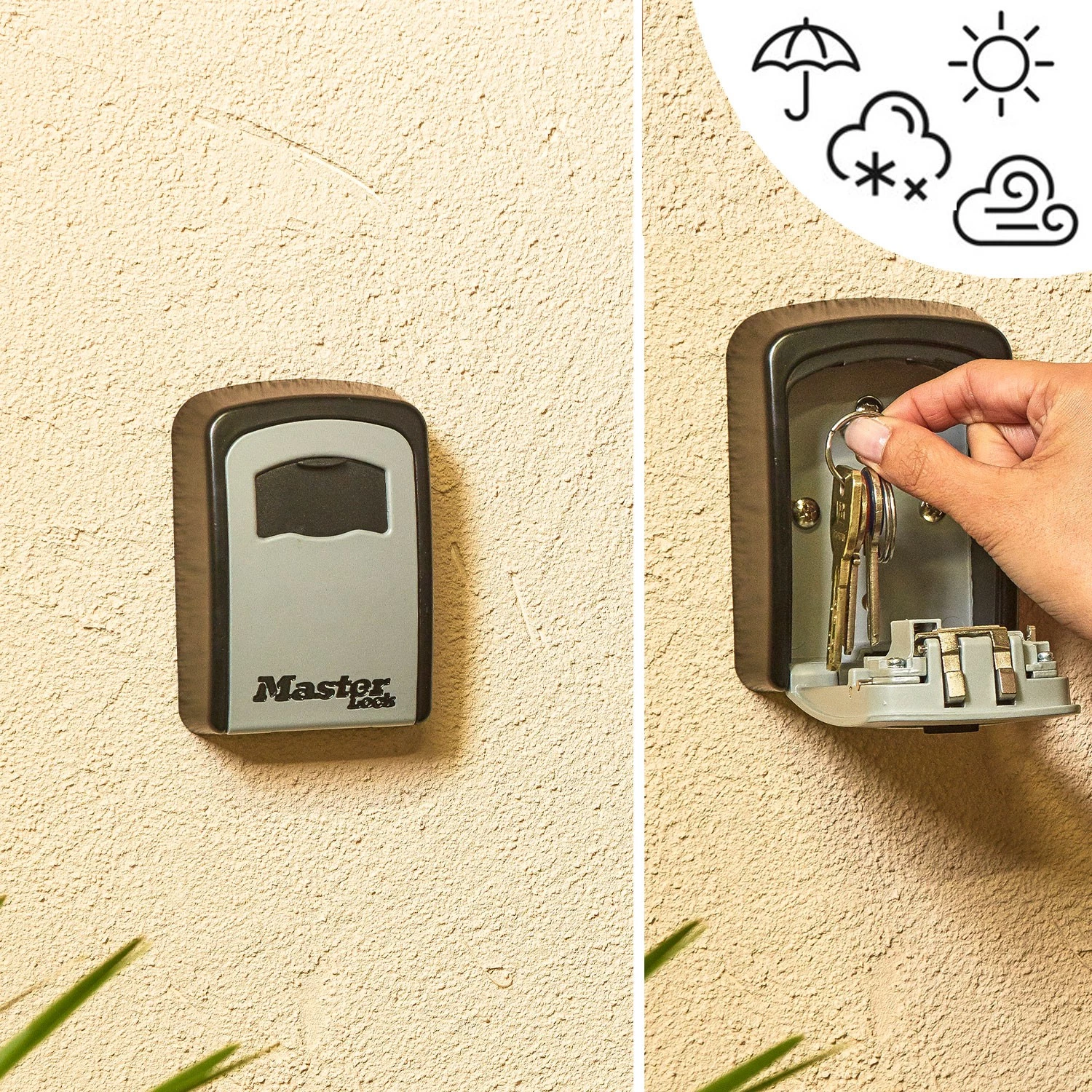 Master Lock 5401EURD - Boite à clés sécurisée - Medium - Fixation murale-image