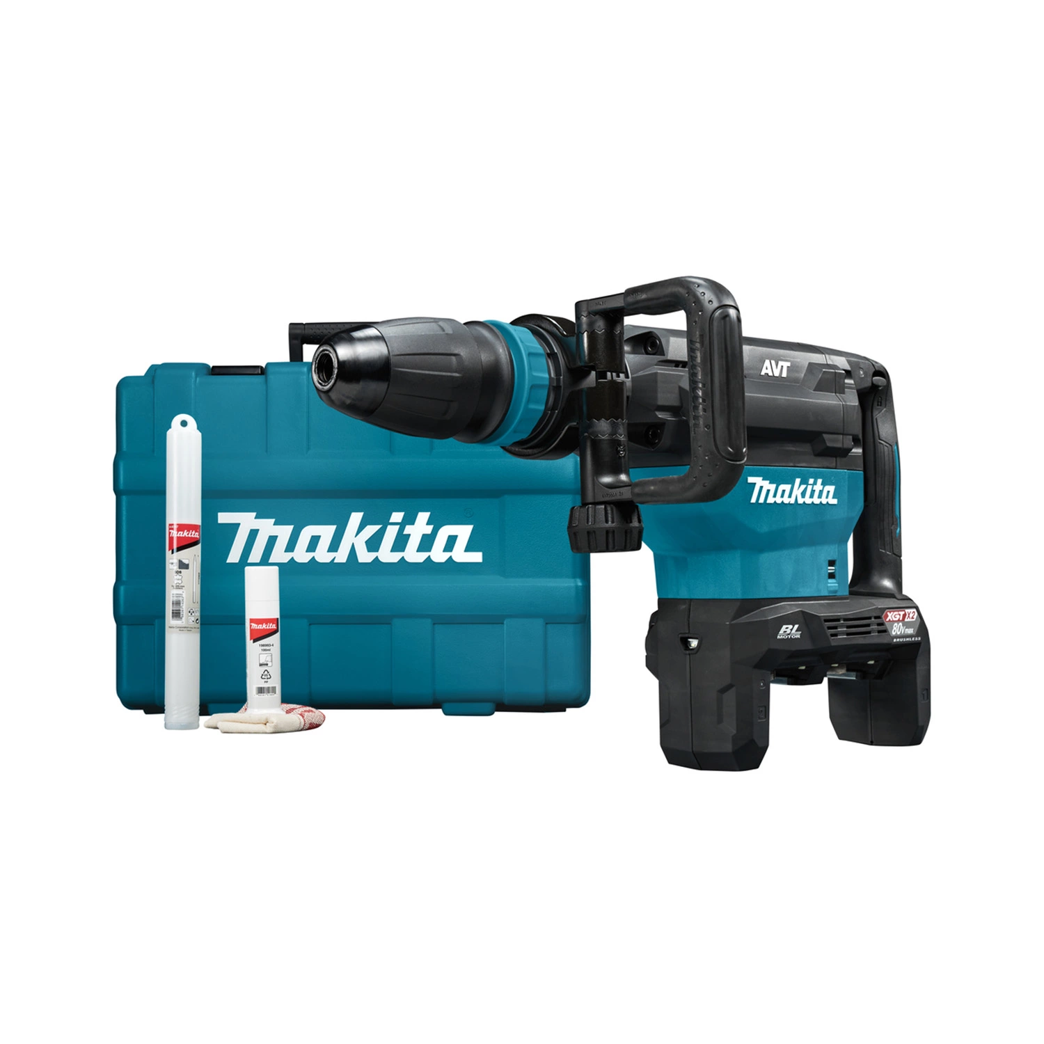 Makita HM002GZ03 XGT 2x40V Max Li-ion accu SDS-Max breekhamer body in koffer - 20,9J-image