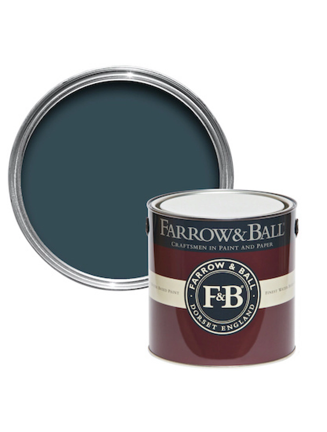 Farrow & Ball Modern Eggshell Hague Blue No.30 - 0,75L-image