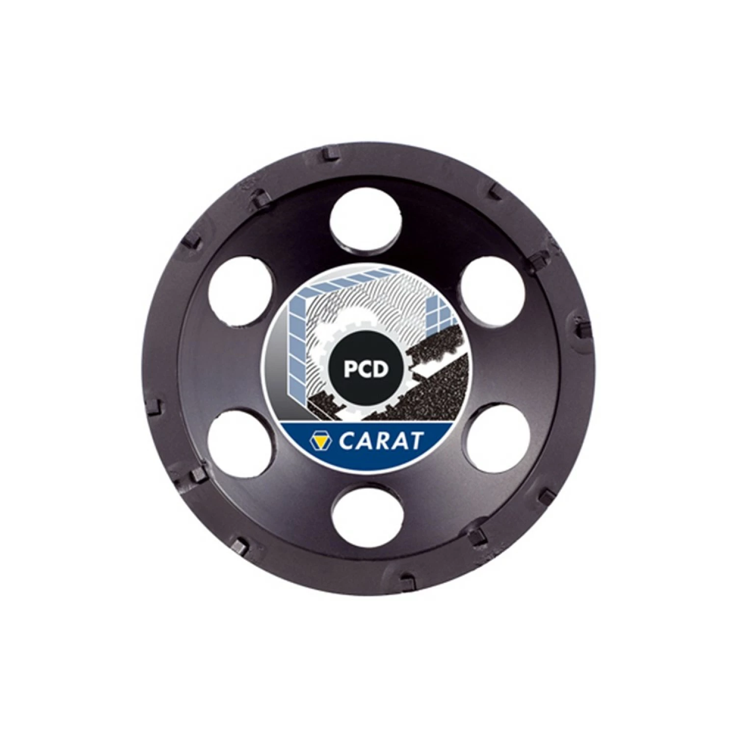 Carat CPCD125300 Polychristalline Komschijf - 125 x 22,23mm - kunststof-image