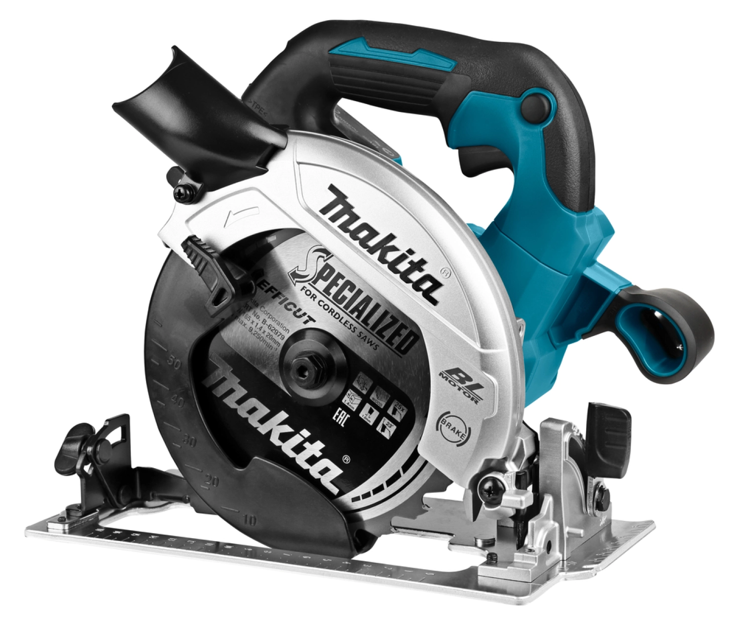 Makita DHS660ZJ Scie circulaire sans-fil - 18V Li-ion - MAKPAC - 165 mm - Brushless - Machine seule-image