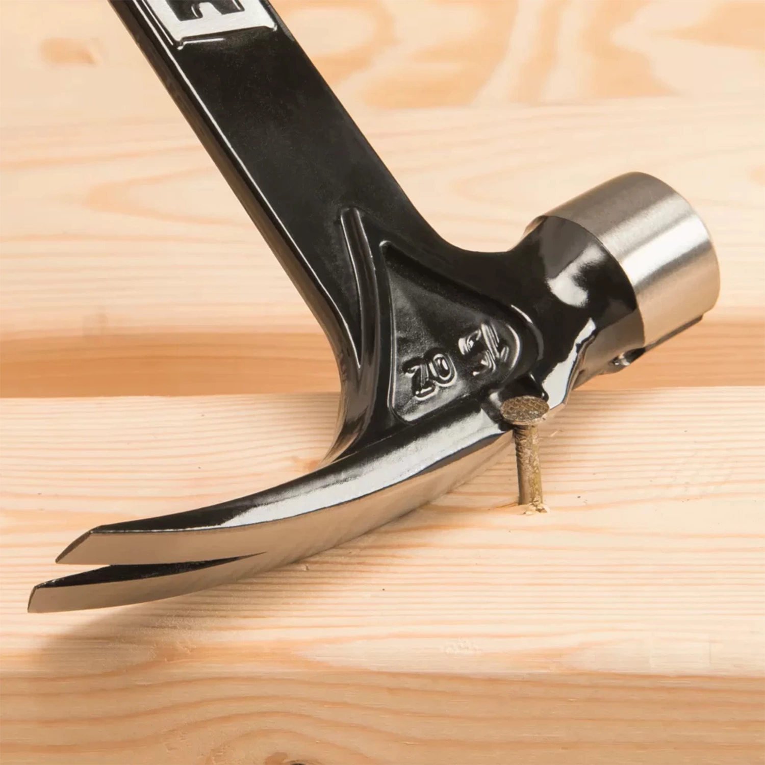 Estwing E15SR rechte klauwhamer Ultra - leren handgreep - 420 gram kopgewicht-image