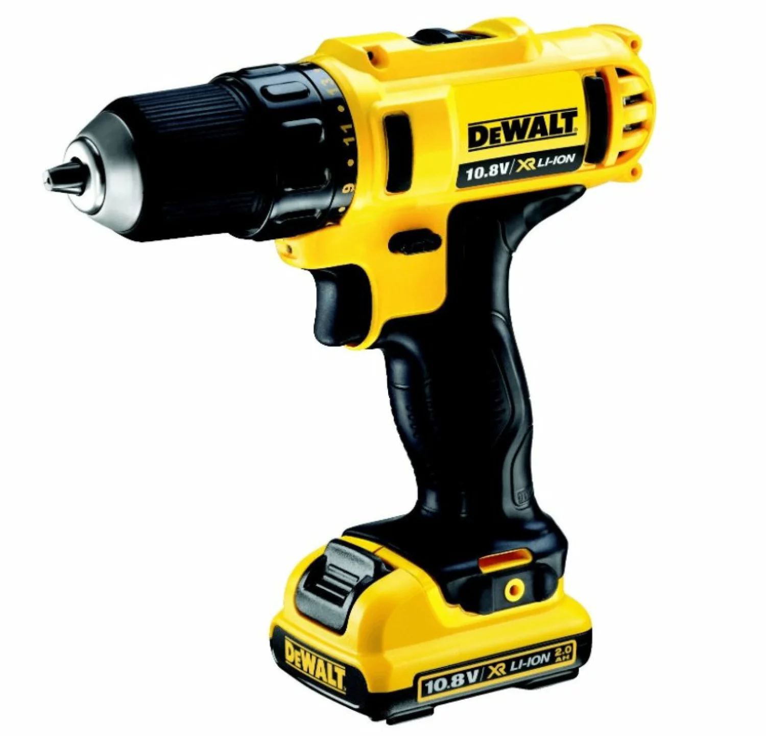 DeWALT DCD710D2-QW 10.8 / 12V Li-ion XR accu boor-/schroefmachine set (2x 2.0Ah) in koffer - 25Nm-image