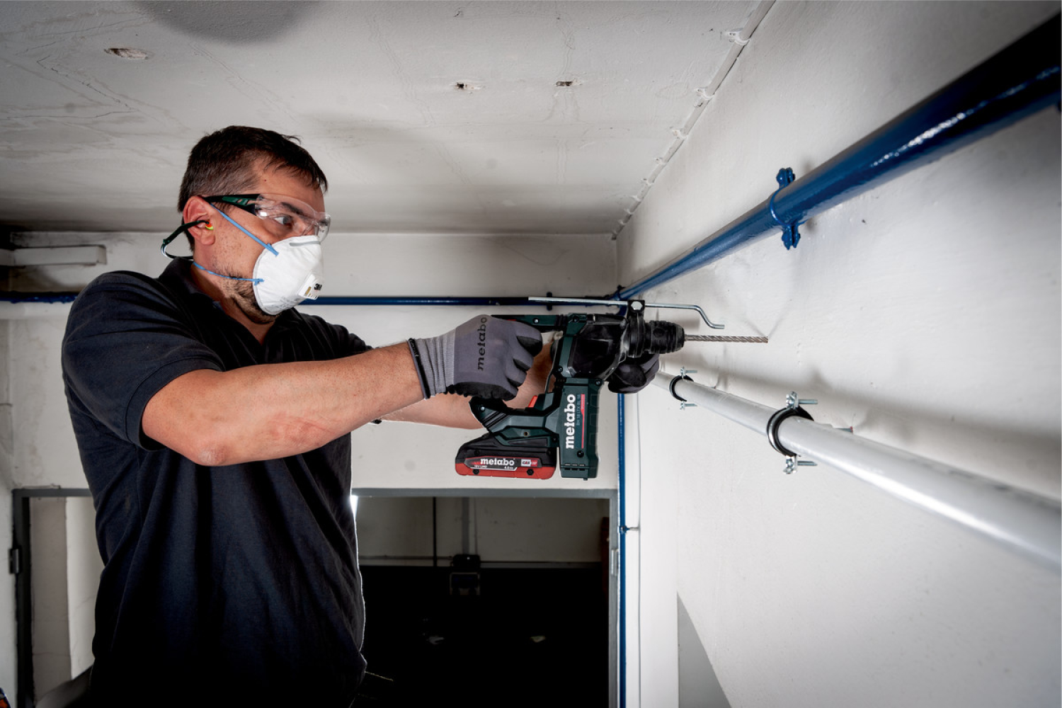 Metabo BH 18 LTX BL 16 18V Li-ion accu SDS-plus boorhamer set (2x 4.0Ah accu) in metaBOX - 1.3J-image