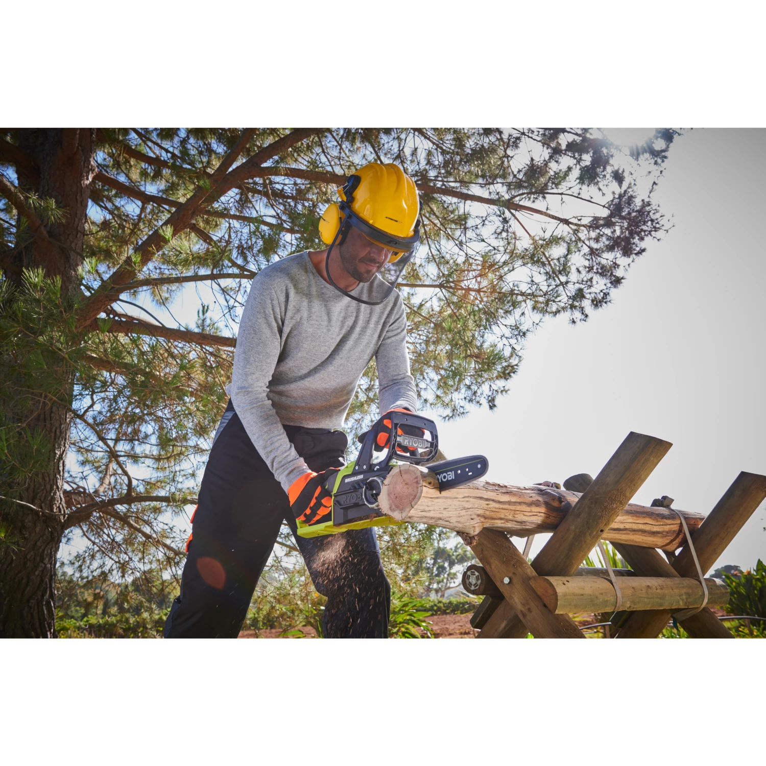 Ryobi RCS1830-140B One+ 18V Li-Ion accu kettingzaag set (1x 4.0Ah) - 30cm-image