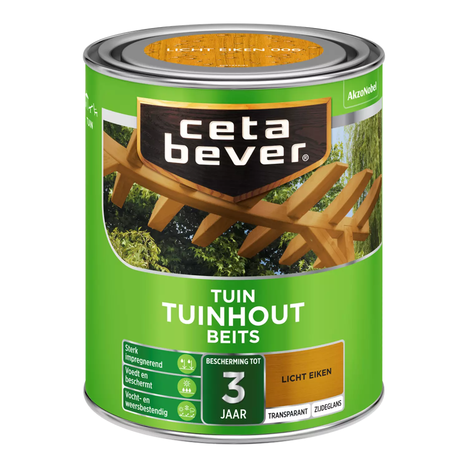 Cetabever Transparante Tuinhout Beits - Licht Eiken - 750ml-image