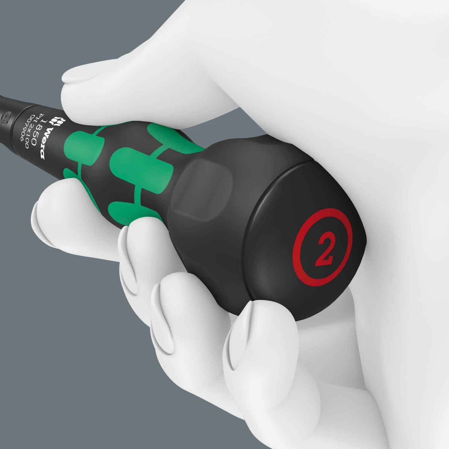 Wera 05007907001 1850 PH Kraftform Ball-Grip Kruiskopschroevendraaier werkplaatskling - PH 2 x 150mm-image