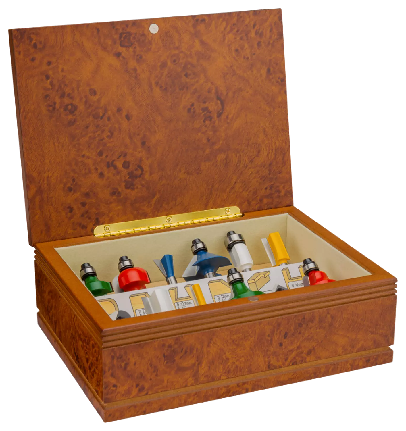 MAKITA A-87921 Set de Fraisage 6 mm 12 pièces-image