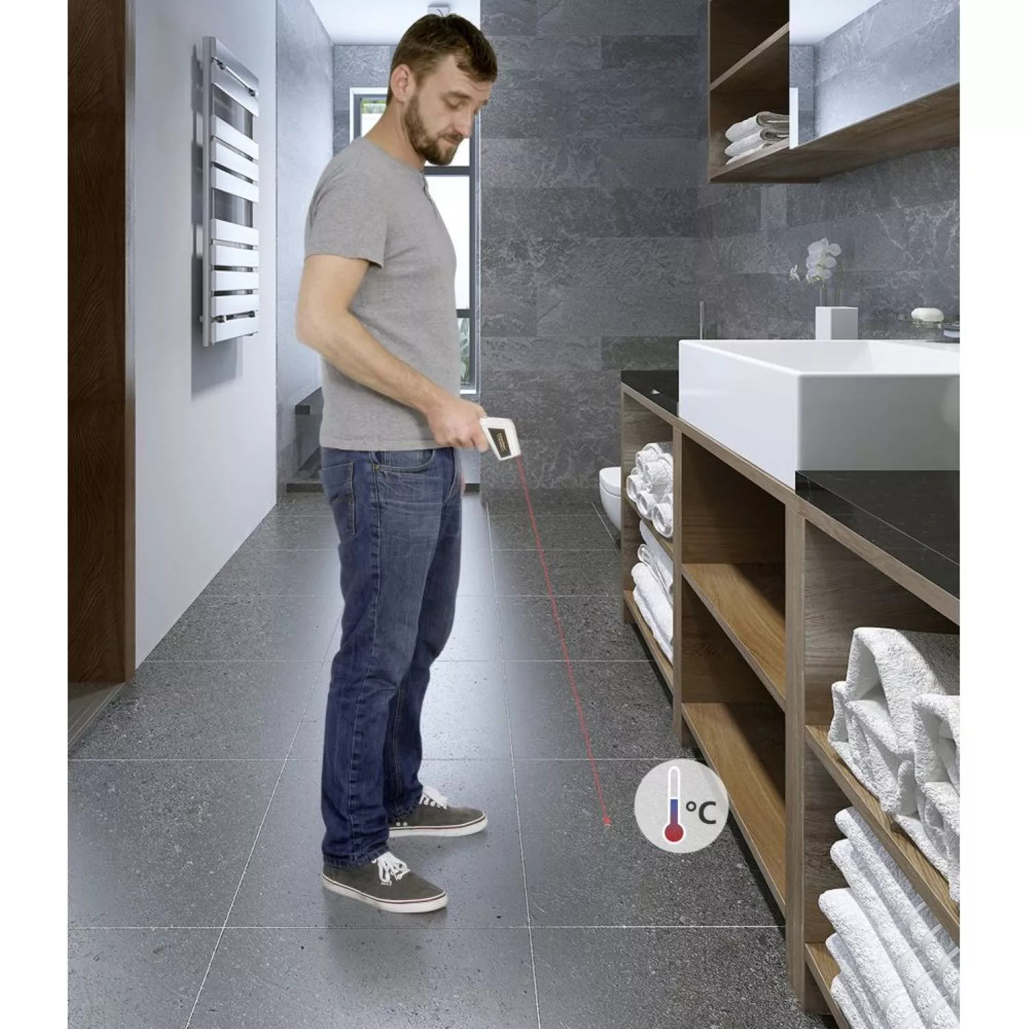 Laserliner ThermoSpot One Thermomètre infrarouge avec laser-image