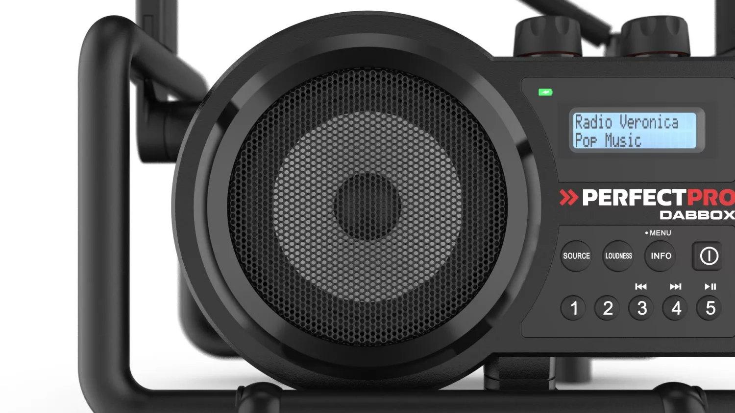 PerfectPro DBX3 DABBOX Bouwradio - FM RDS / DAB+ - AUX-in - bluetooth - werkt op netstroom en batterij-image