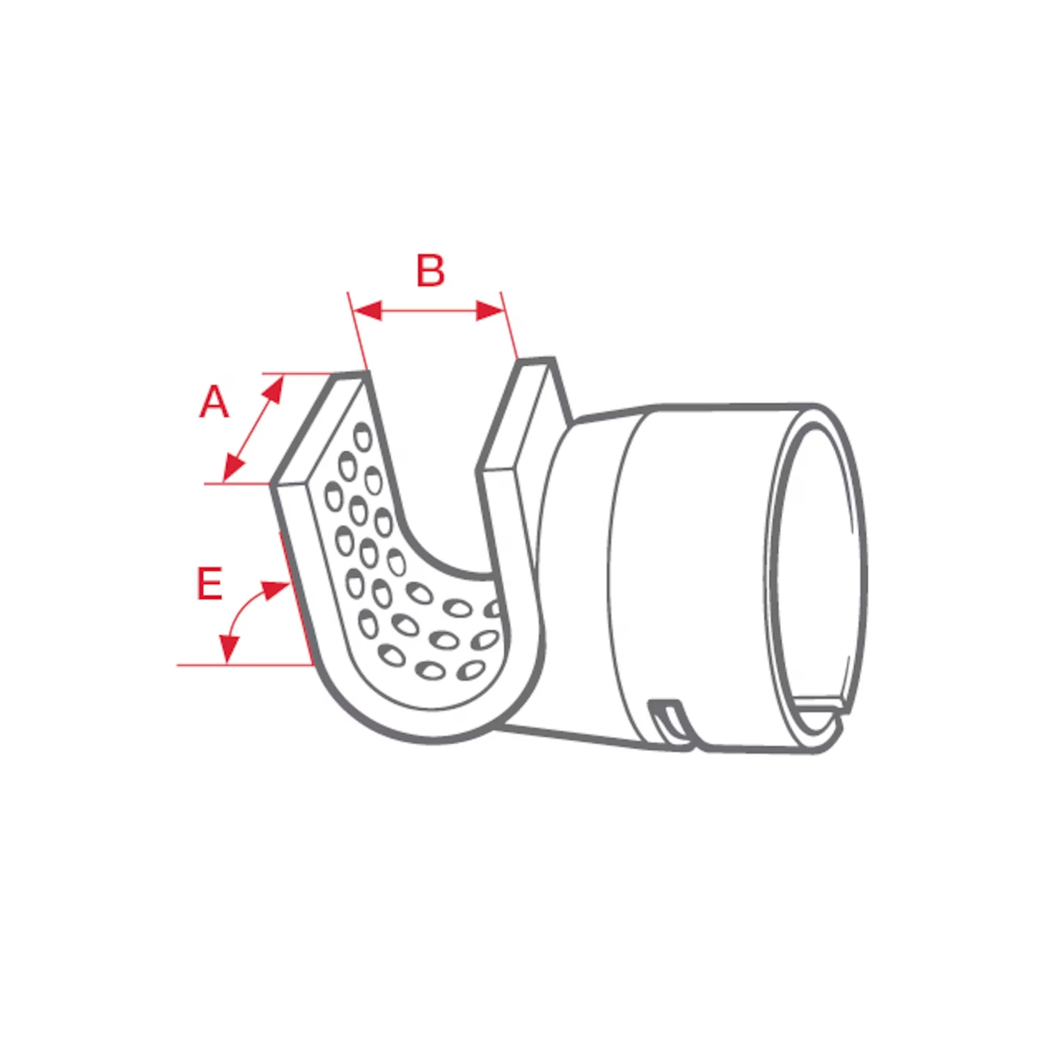 Leister 107.337 Réflecteur à tamis 31,5 x 50 x 34 mm - 75°-image