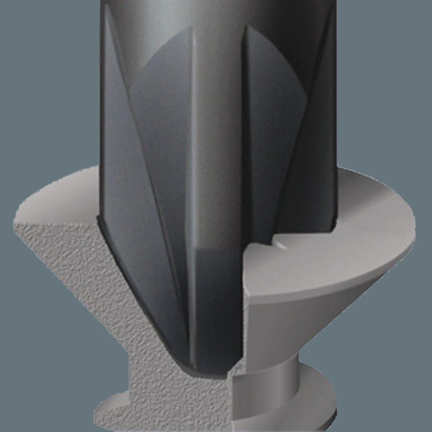 Wera 05030181001 6-delige 2050/6 Kraftform Micro Schroevendraaierset in rack-image