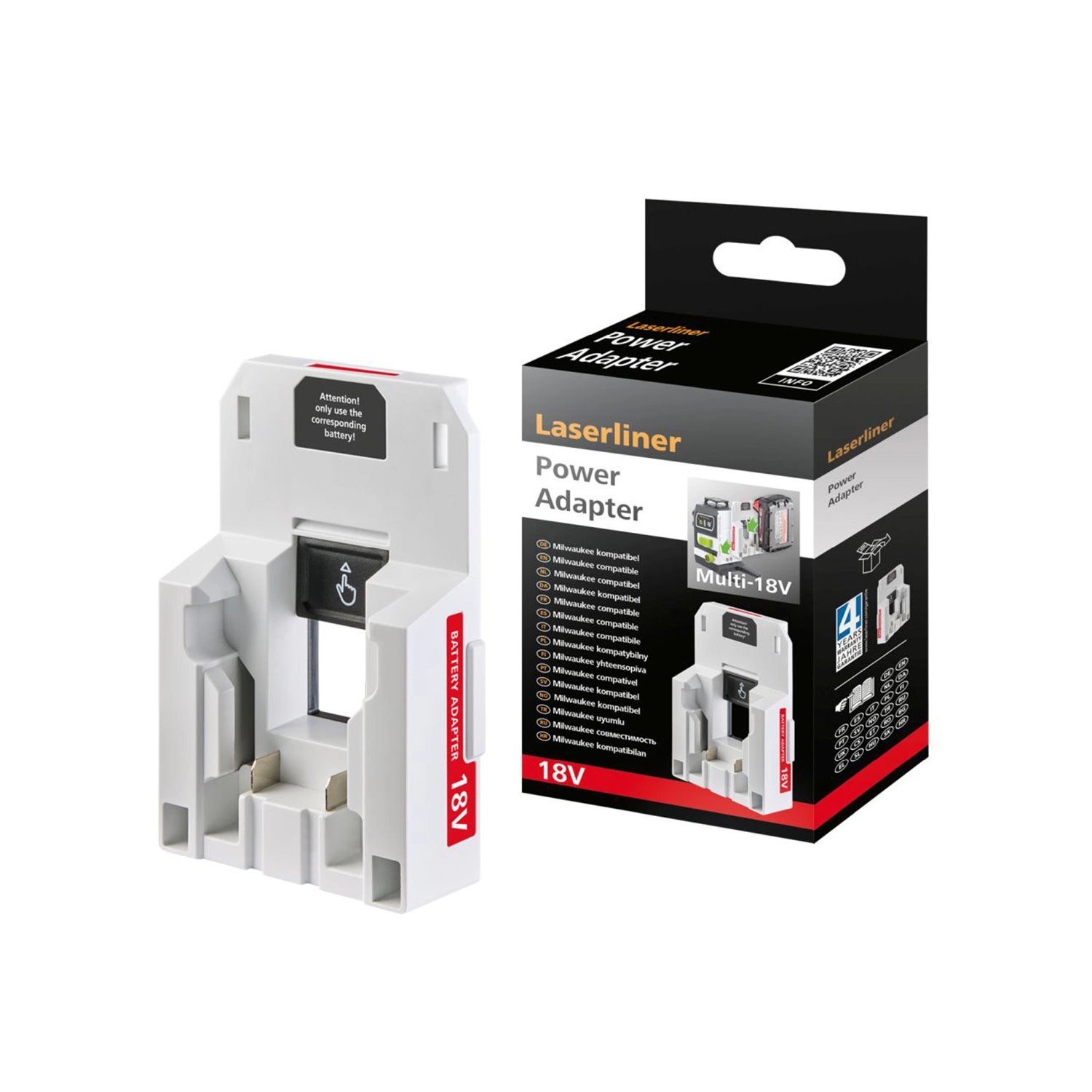 Laserliner Multi-18V PowerAdapter pour batterie Milwaukee-image