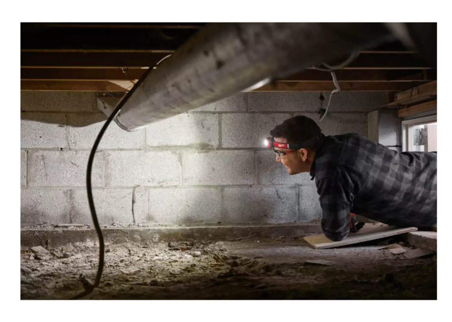 Milwaukee IR HL450 Interne USB oplaadbare hoofdlamp - 450Lm-image