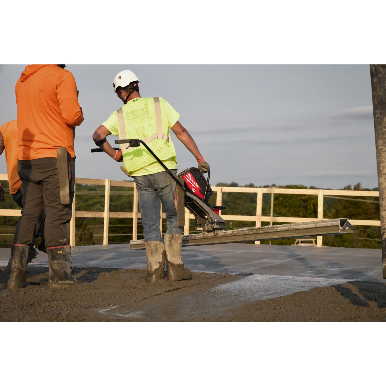 Milwaukee MXF PSC-302 MX Fuel accu beton trilspaan set (2x 3.0Ah accu)-image