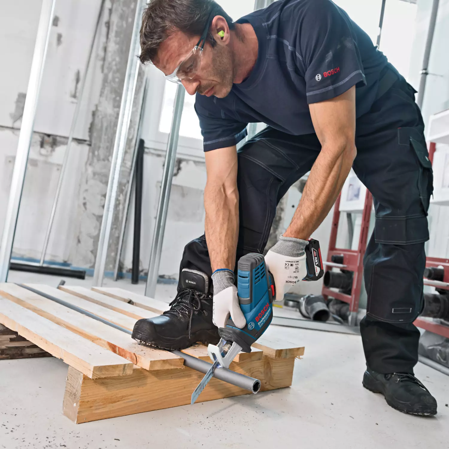 Bosch GSA 18 V-LI C 18V Li-Ion accu reciprozaag body - snelwissel-image