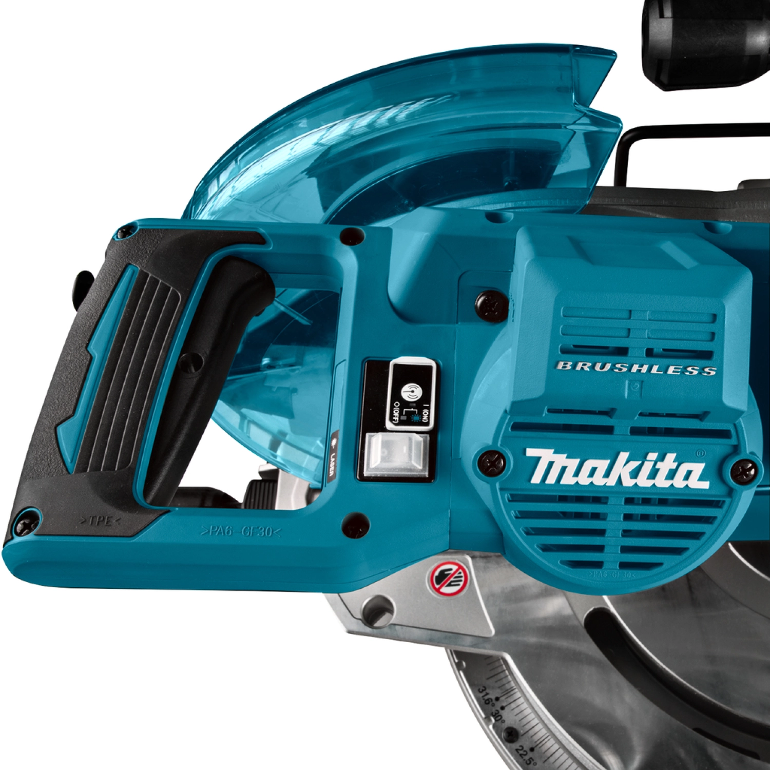 Makita DLS111ZU 36V (2x 18V) Li-Ion Accu afkort- en verstekzaagmachine body - 260 x 30mm - koolborstelloos-image