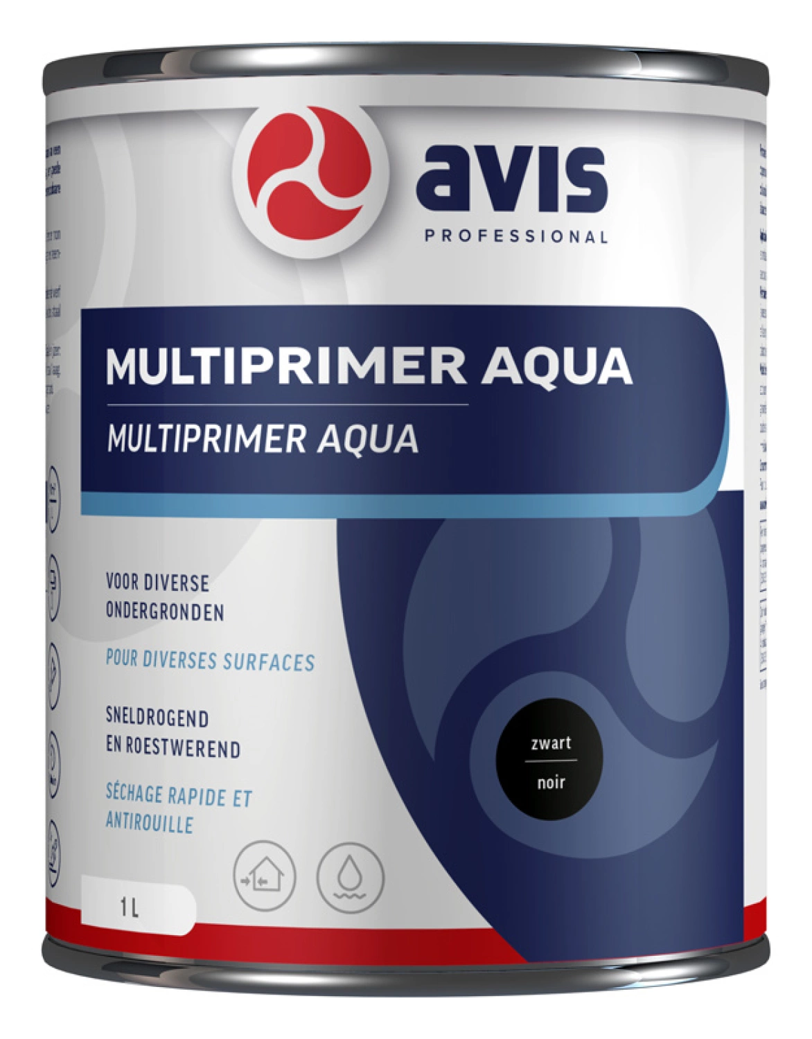 Avis Aqua Multiprimer Zwart - 500 Ml-image