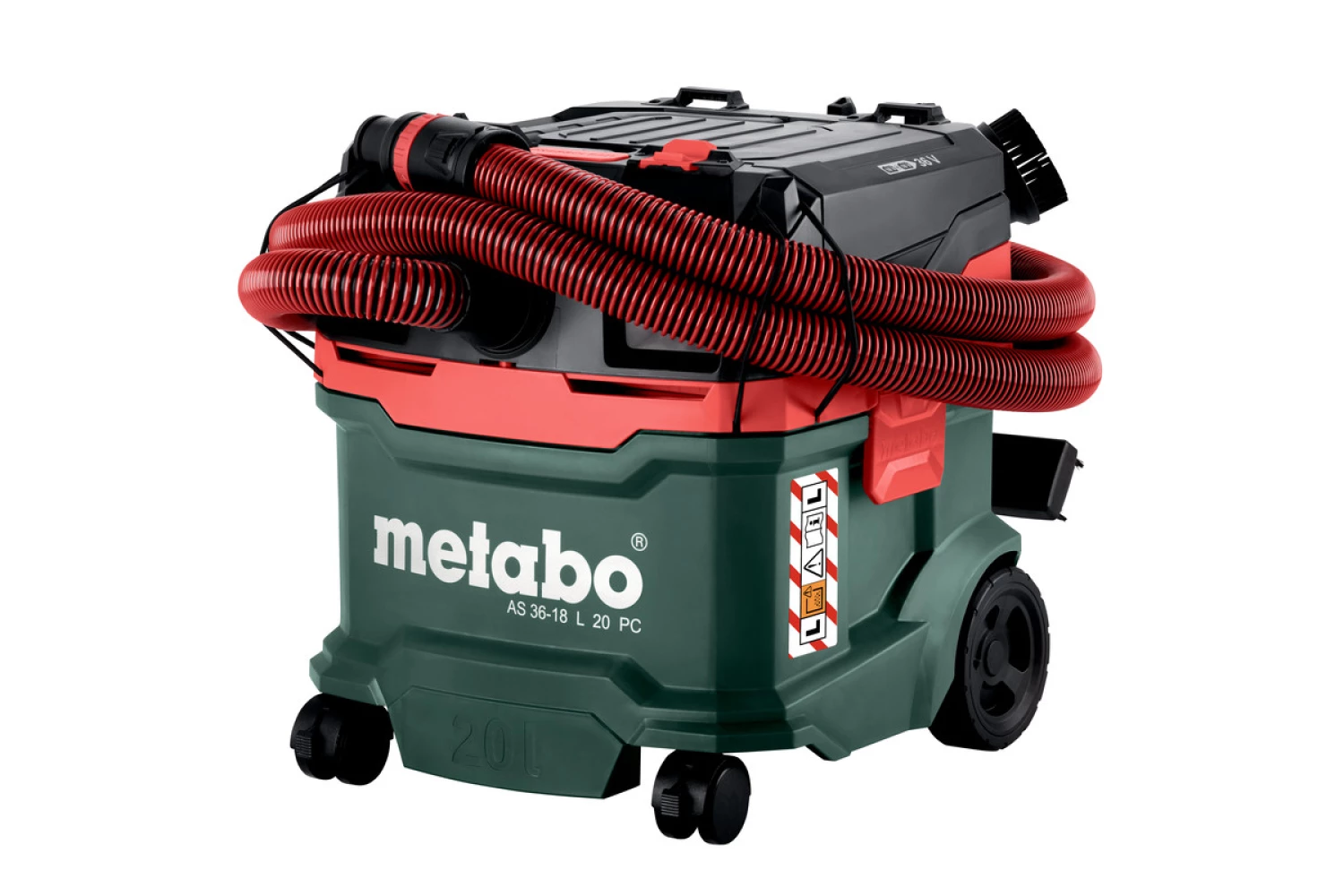 Metabo AS 36-18 L 20 PC 18V Li-ion Aspirateur de chantier  - Classe L - 20L-image