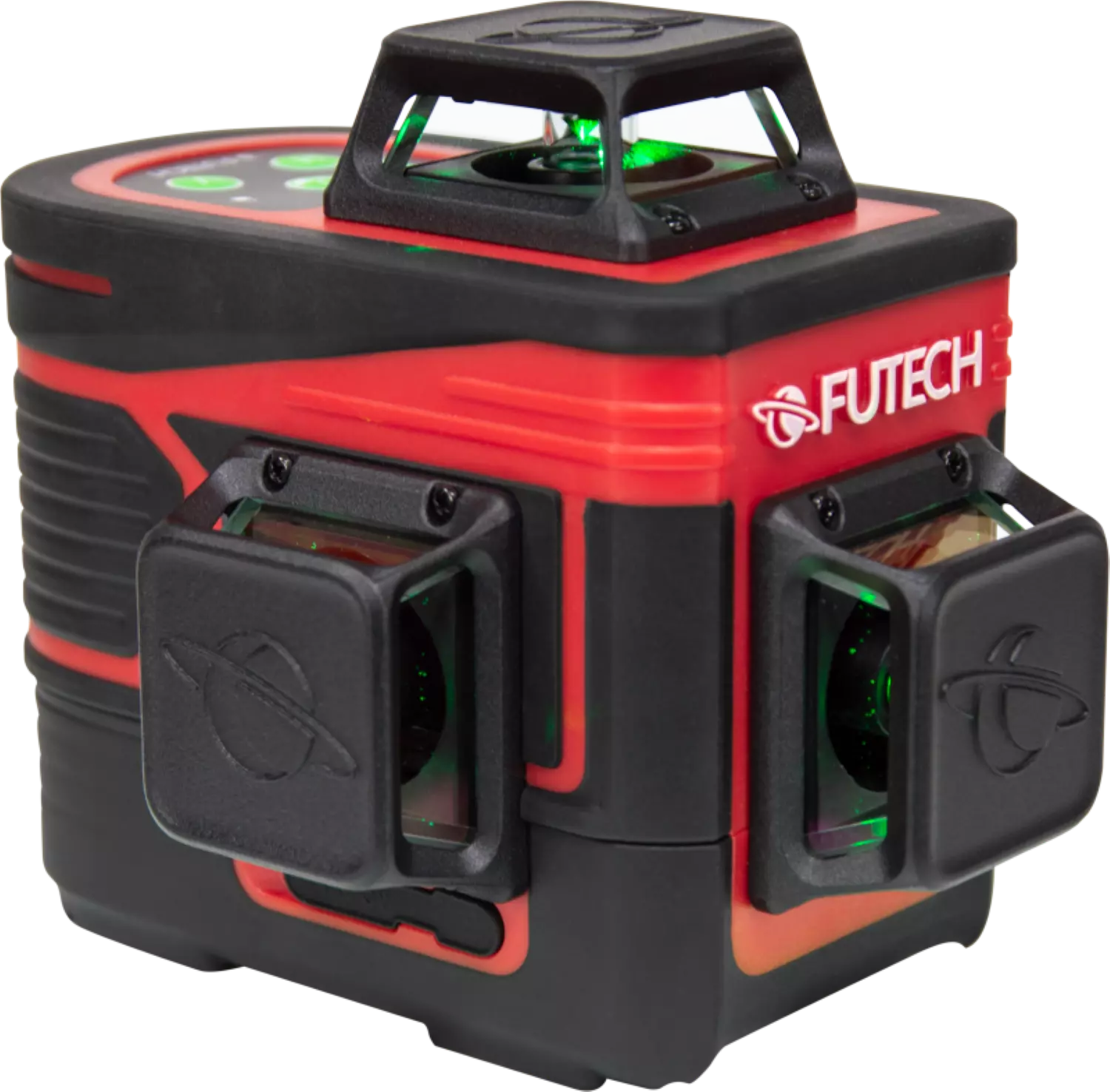 FUTECH MC3D Multicross 3D Compact cross line Laser set incl. trépied en mallette - vert - 2x 150m - 3 lignes-image