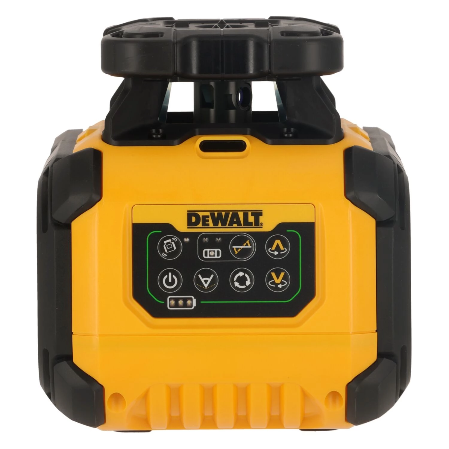 DeWALT DCLE15221G-QW Roterende Laser set incl. statief, ontvanger en meetlat in koffer - rood - 30m - IP66-image