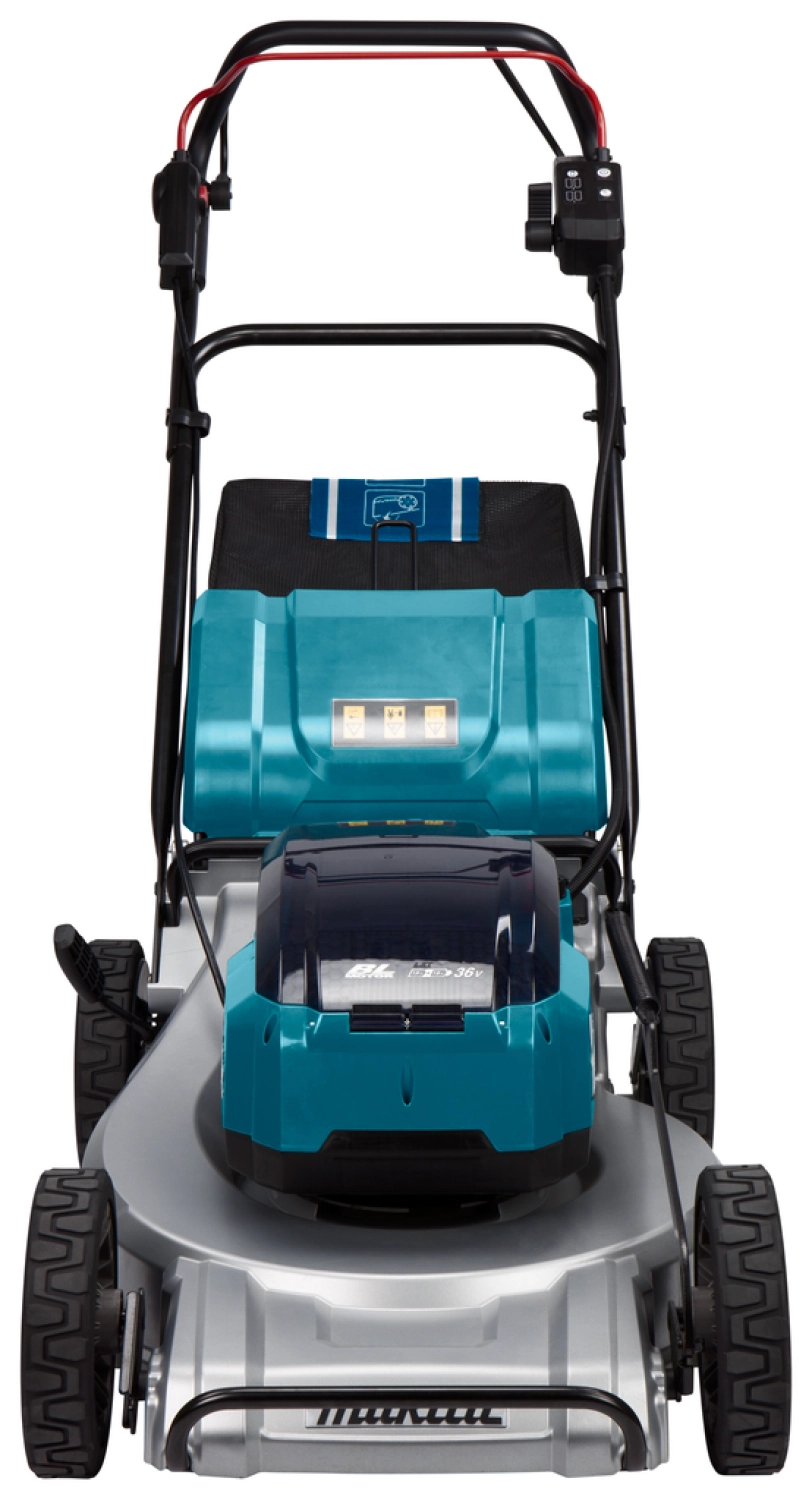 Makita DLM533PT4 36V (2x 18V) Li-Ion accu grasmaaier set (4x 5.0Ah accu) - 53cm - zelfrijdend - koolborstelloos-image