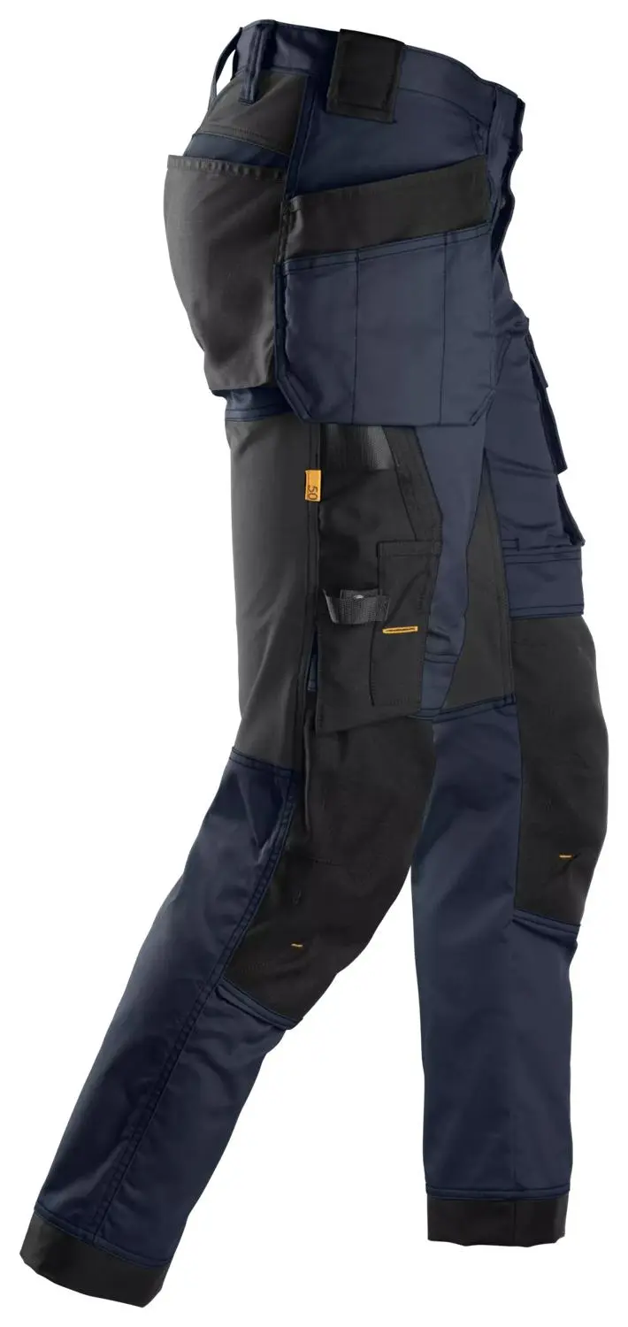 Snickers 6241 AllroundWork Stretch Werkbroek met Holsterzakken - Donker Blauw - Maat 152
