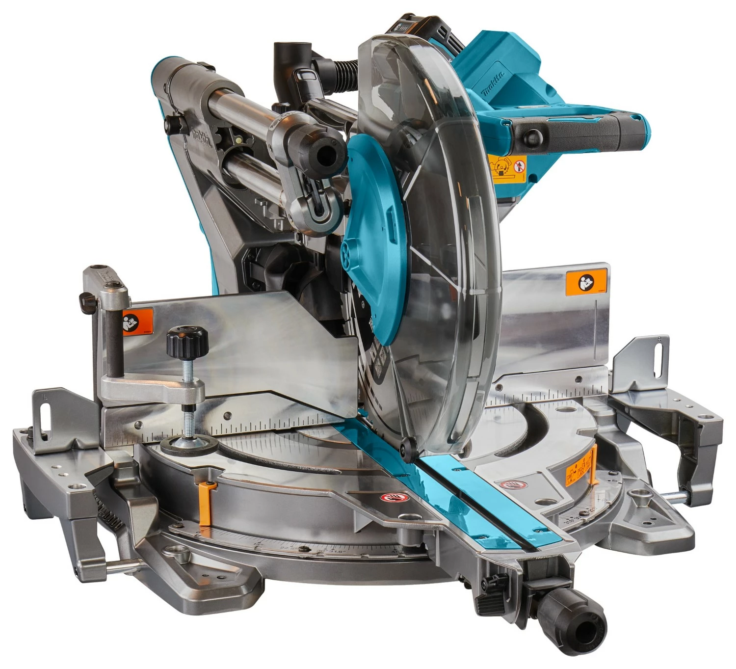 Makita LS003GM102 40V Max Li-Ion accu radiaal afkortzaag set (1x 4,0Ah) incl. AWS zender - 305mm-image