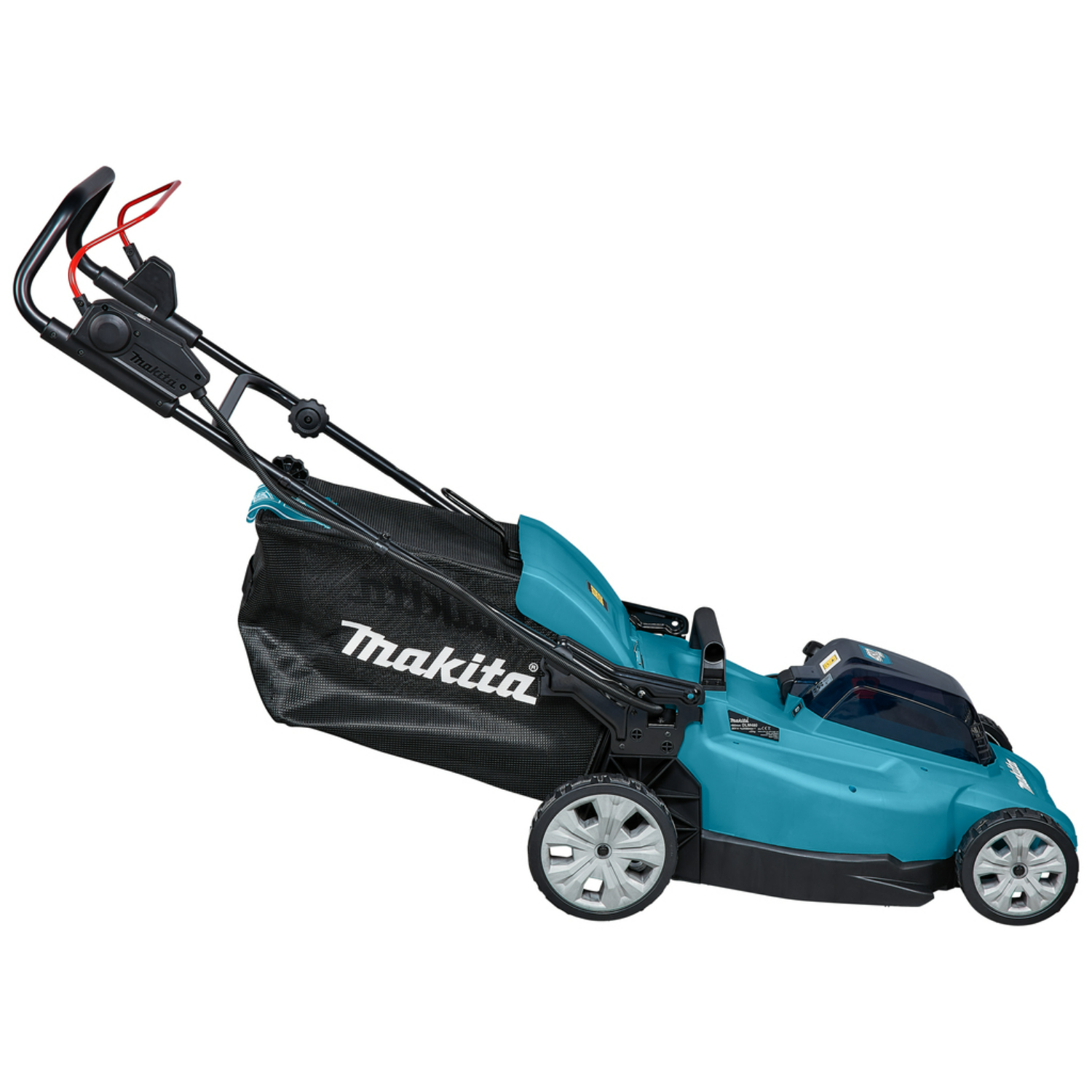 Makita DLM480PT2 (2X18V) Li-Ion Accu Grasmaaier set (2x 5,0Ah) - 48cm - 62L - 800 m²-image