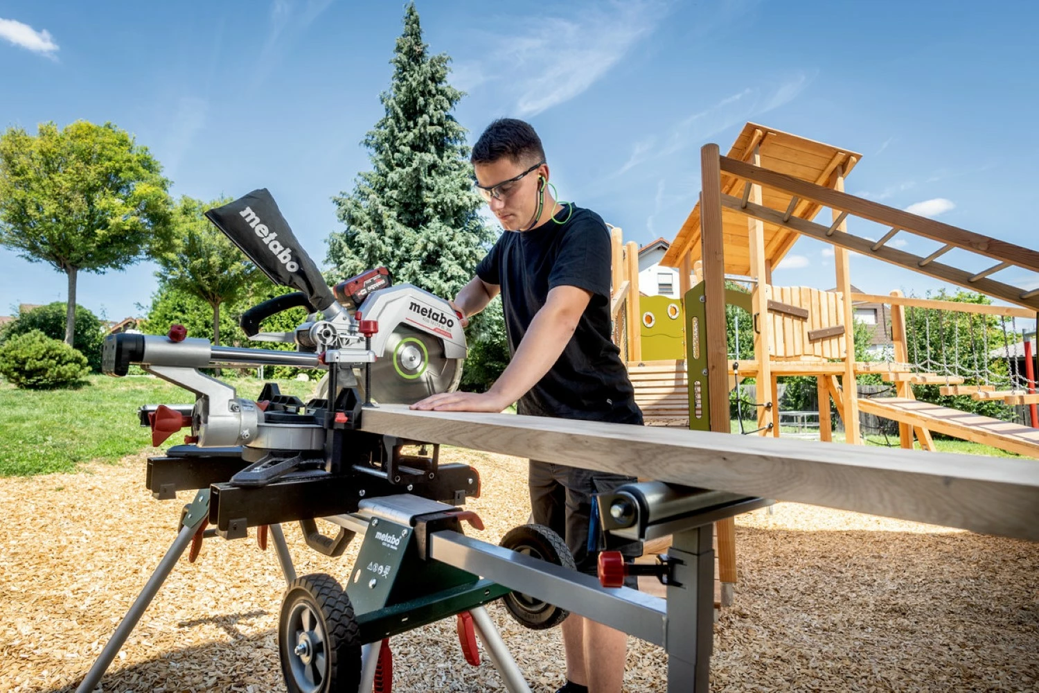 Metabo KGS 18 LTX BL 305 LiHD Accu afkortzaag body - 305 x 30mm-image