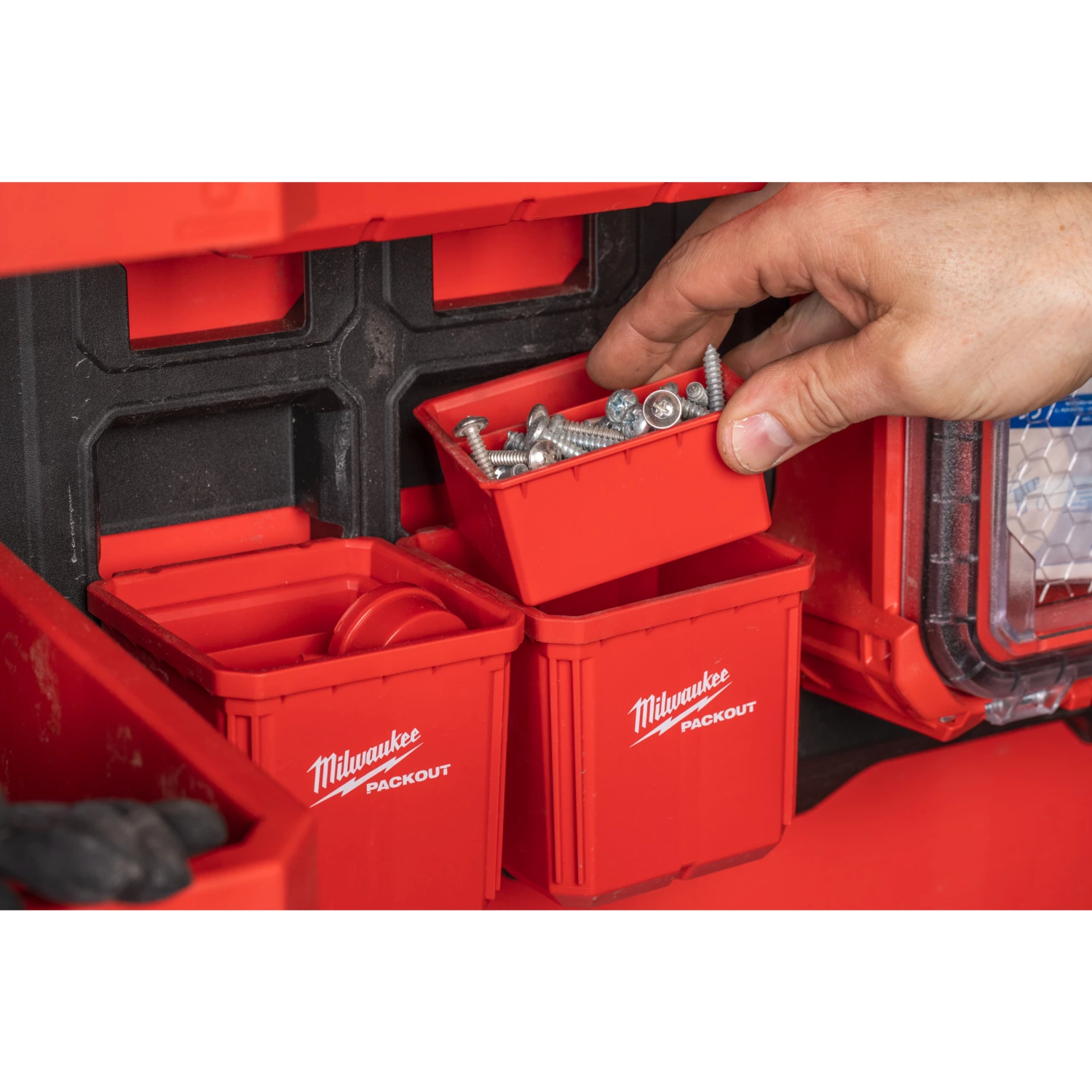 Milwaukee 4932480698 PACKOUT™ Bakjes (2st) - 10 x 10 cm-image