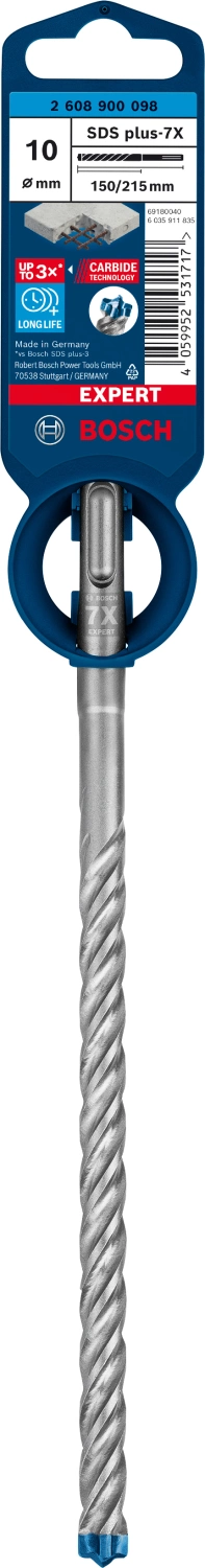 Bosch 2608900098 EXPERT Foret SDS Plus-7X - 10x150x215mm-image