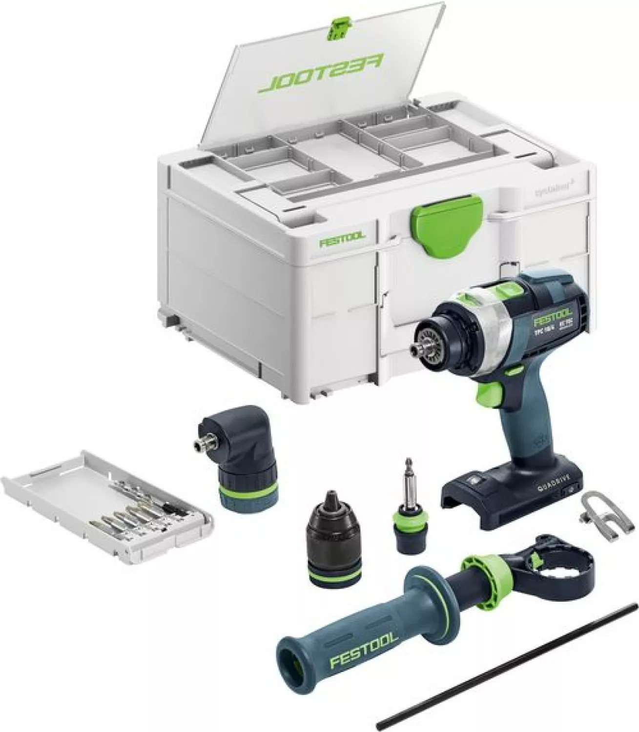 Festool 577625 Perceuse à percussion sans fil avec accessoires dans systainer - 75Nm-image