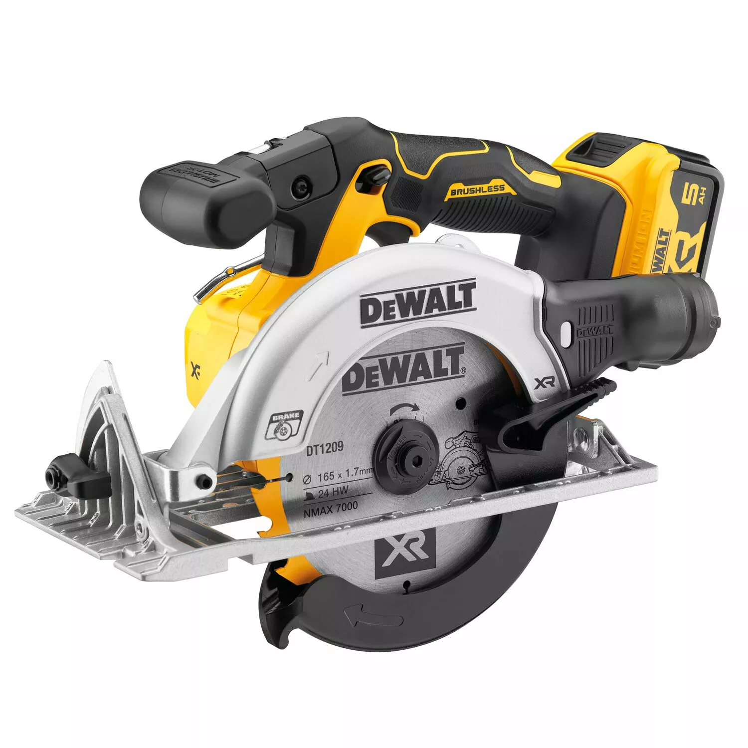 DeWALT DCS565P2-QW Scie circulaire sans fil-image