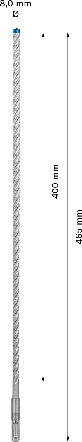 Bosch 2608900093 EXPERT Hamerboor SDS plus-7X - 8x400x465mm-image