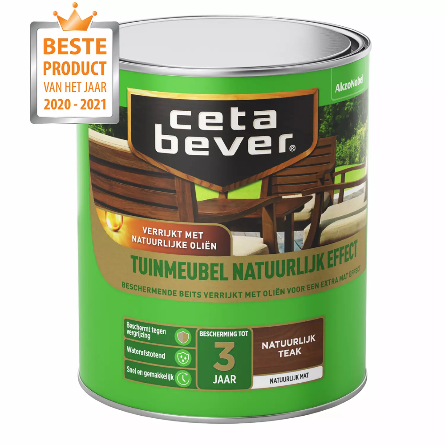 Cetabever Tuinmeubelbeits Natuurlijk - Teak - 750ml-image