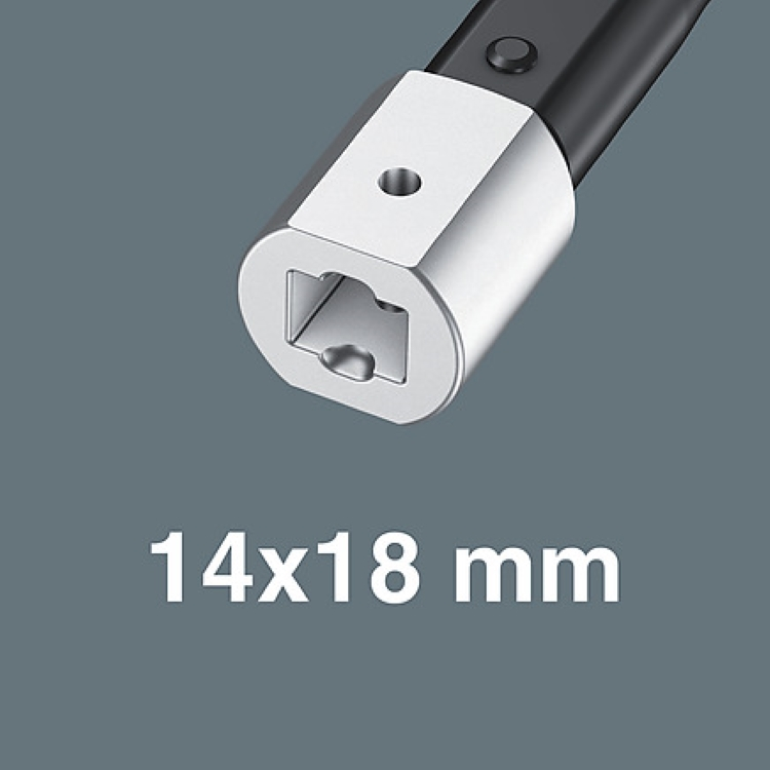 Wera 05020172001 7880 Joker XL clé à douille auto-ajustable pour clé de 19-24 mm, 14x18mm, 14x18 x 19-24 x 3/4-15/16" x 95 mm-image