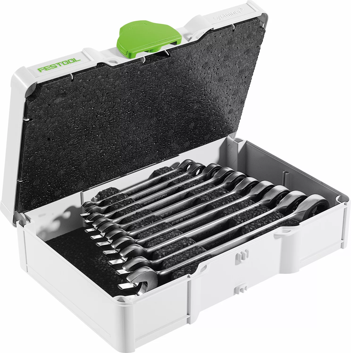 Festool SYS3 S 76-RRS-Set Ringratelsleutelset 10-delig in systainer - 8-17mm-image