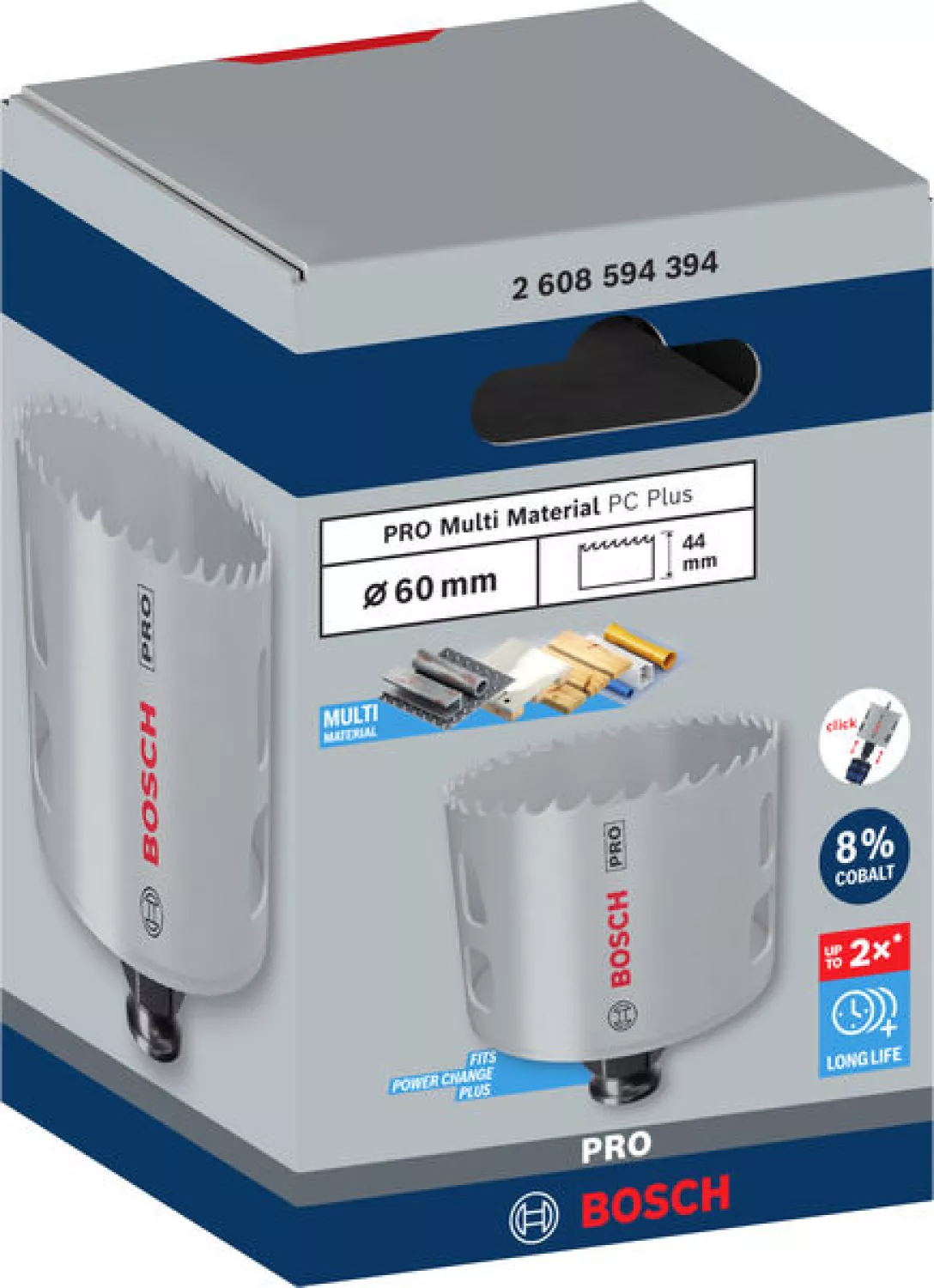 Bosch 2608594394 PRO Multi Material gatzaag met Power Change plus - 60mm-image