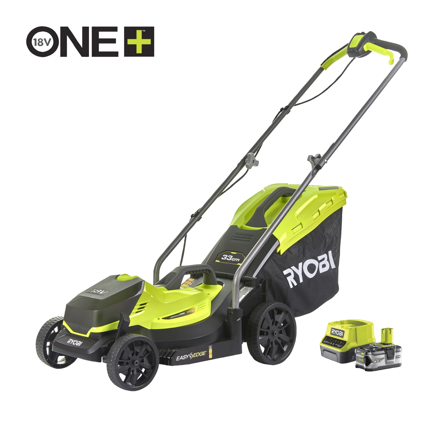 Ryobi RLM18X33B40 18V Li-Ion accu grasmaaier set (1x 4.0Ah) - 33cm-image