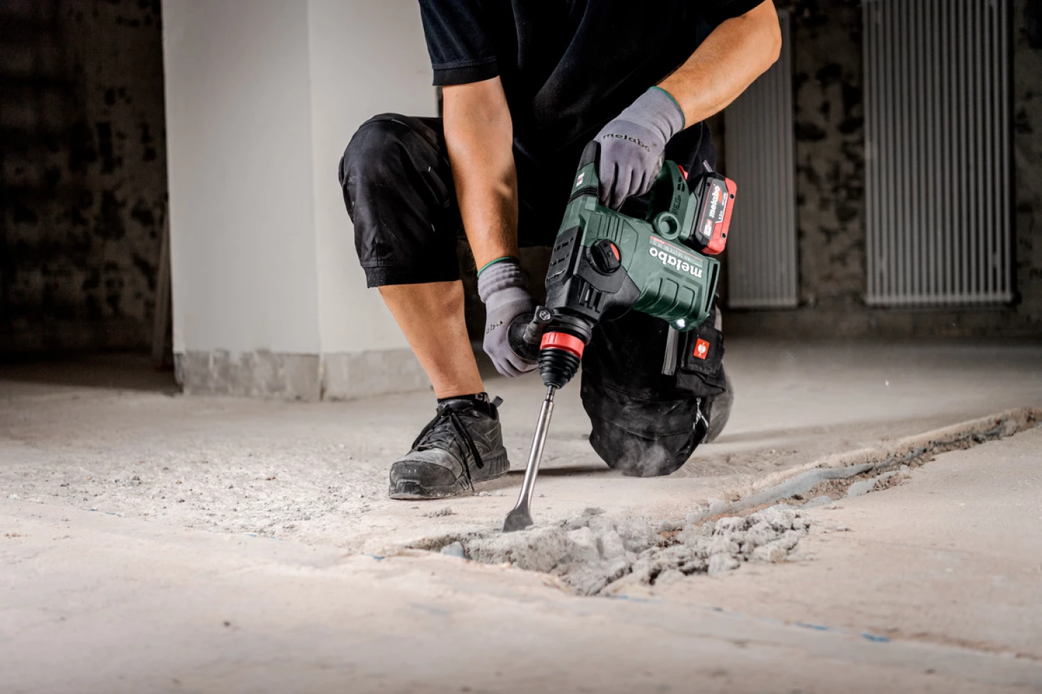 Metabo KH 18 LTX BL 35 Q 18V Li-ion accu combihamer set (2x 5.5Ah accu) in MetaBox - 4.2J-image