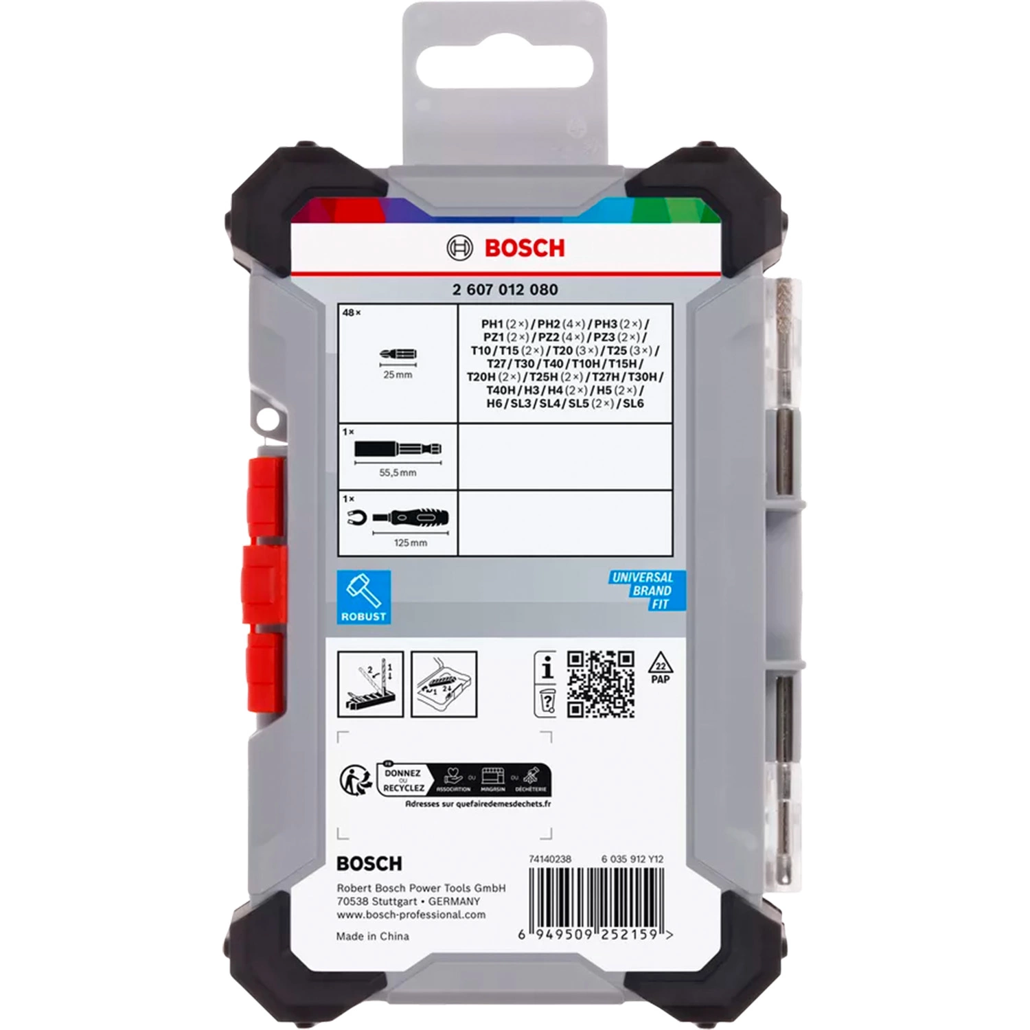 Bosch 2607012080 50-delige schroefbitset - extra hard-image