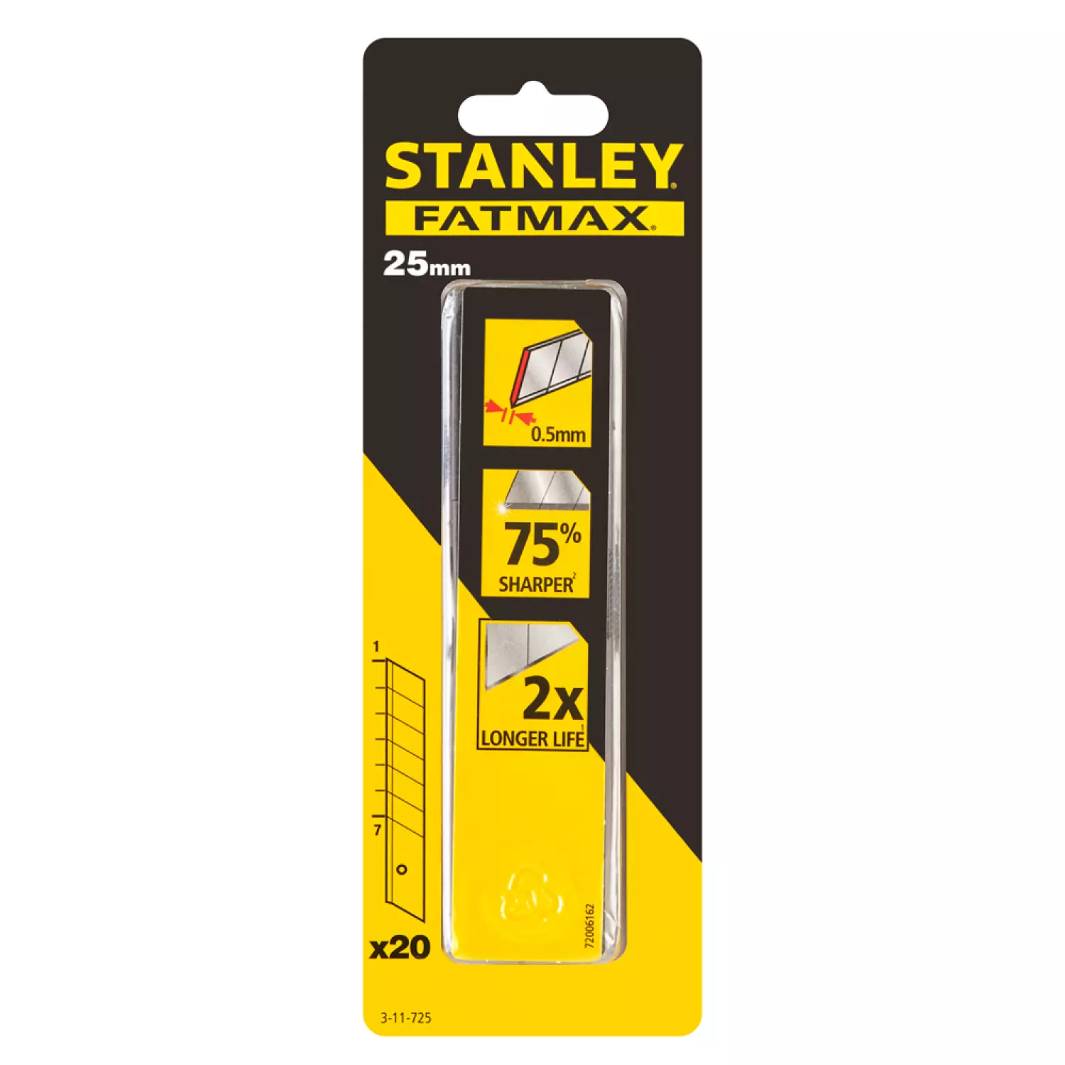 Stanley 3-11-725 FatMax Reserve afbreekmessen - 25mm (20st)-image