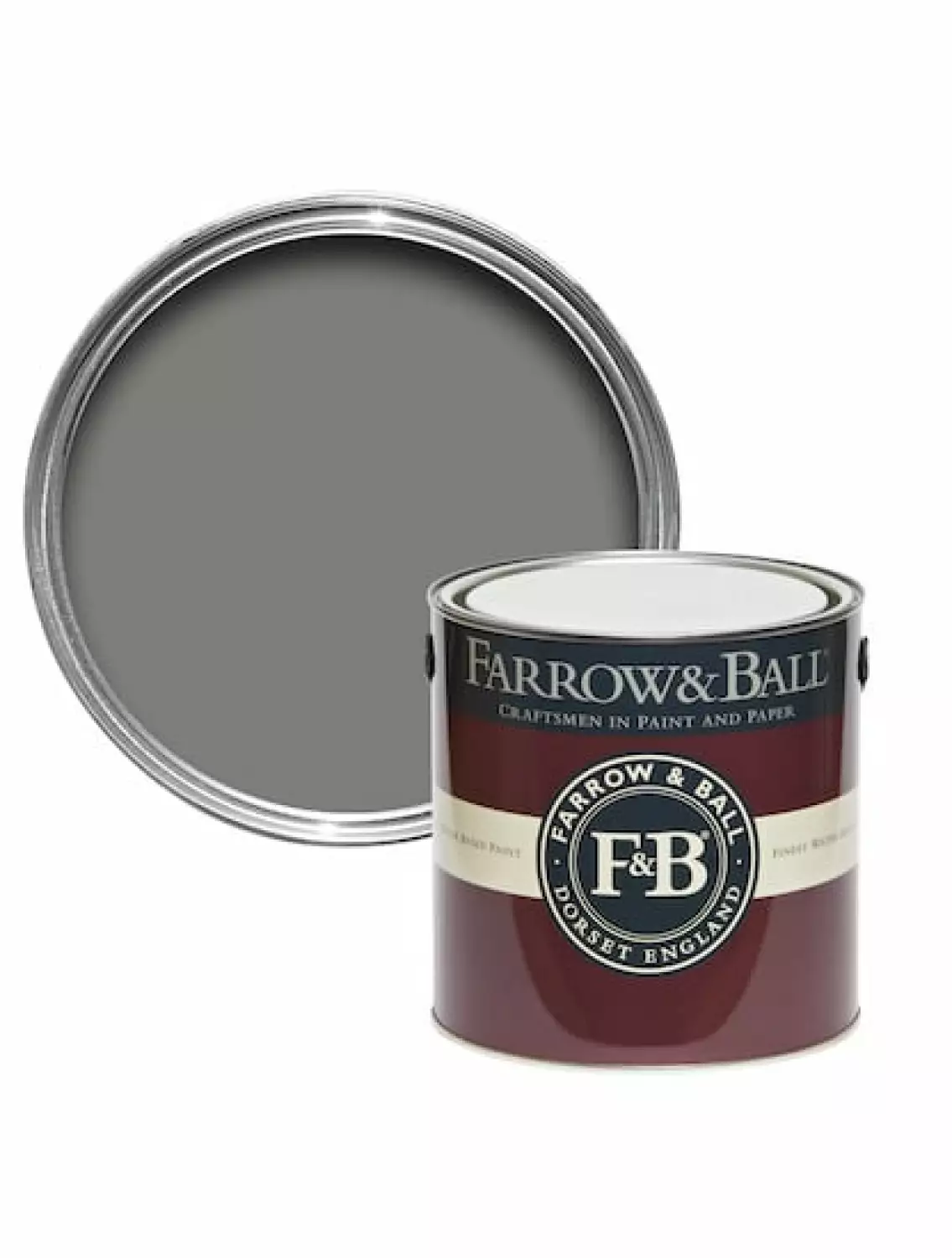 Farrow & Ball Full Gloss Mole's Breath No.276 2.5L-image