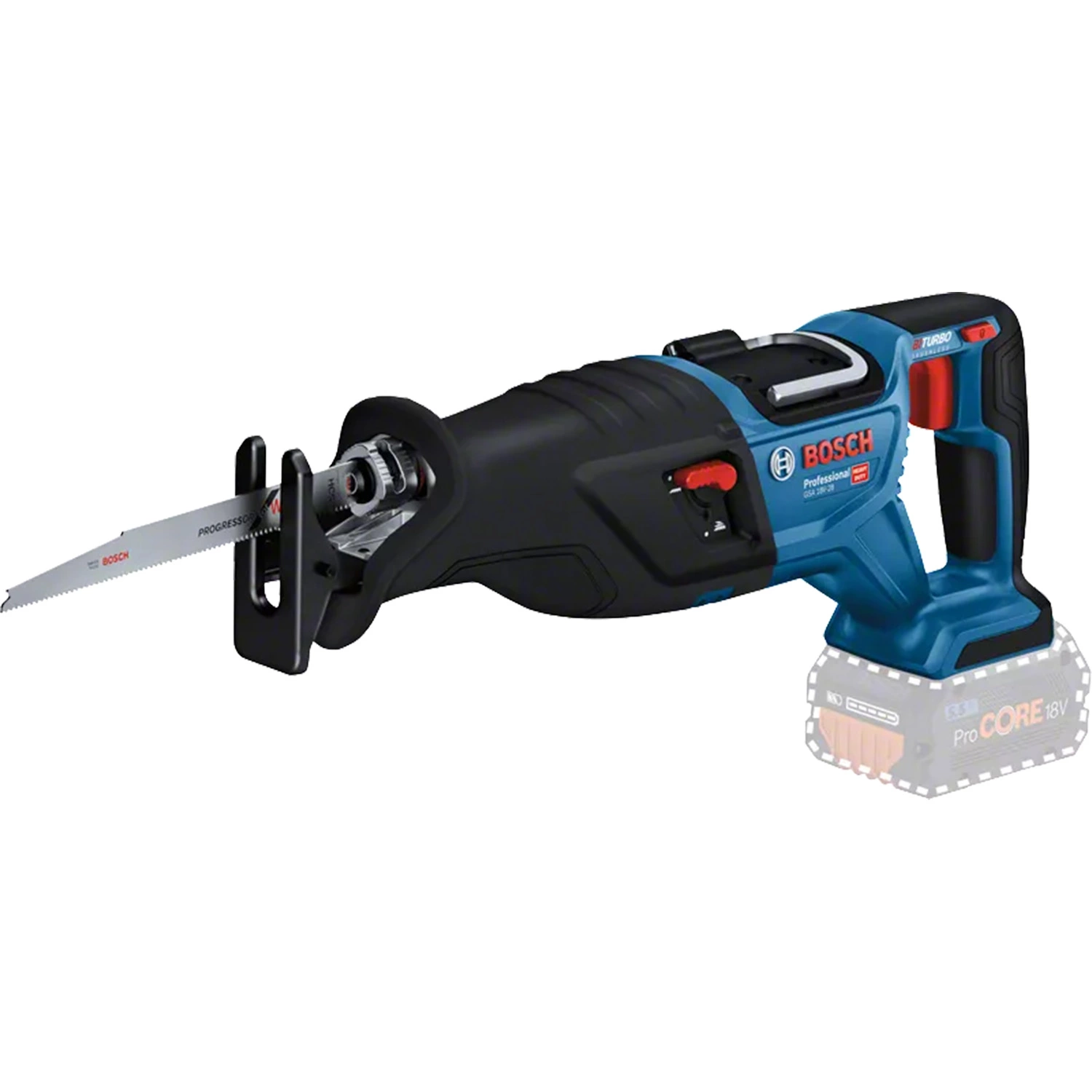 Bosch GSA 18V-28 18V Li-ion Accu reciprozaag set (2x 5.5Ah) in L-Boxx - 28mm-image