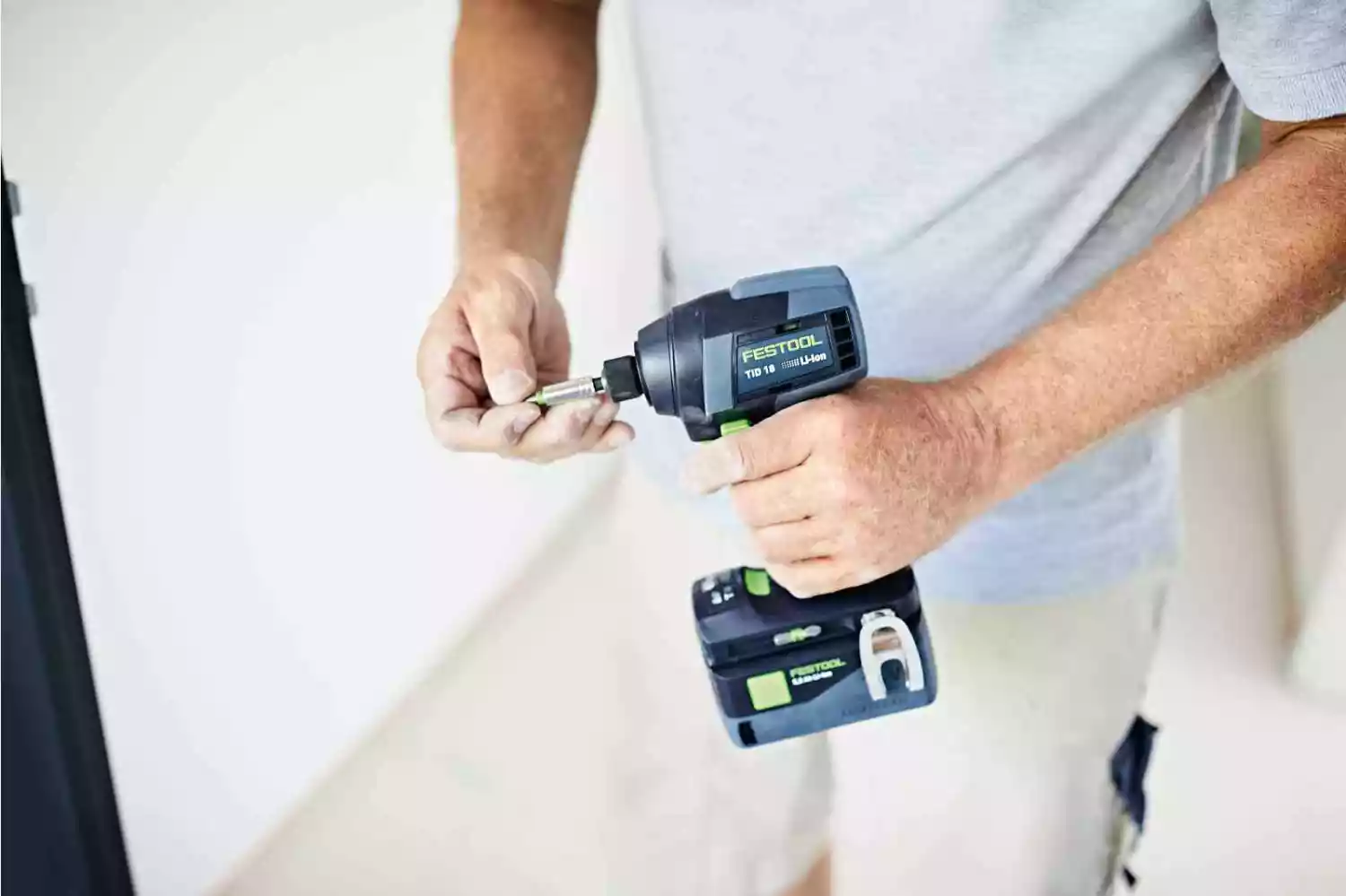 Festool TID 18 HPC 4,0 I-Set T18 18V Li-Ion accu combiset (2x 4,0Ah) in systainer-image