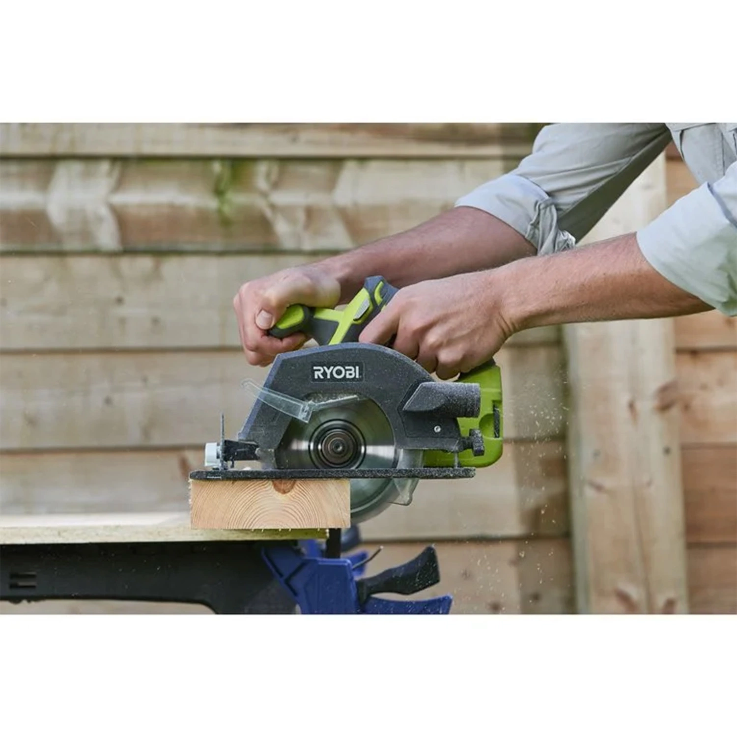 Ryobi R18CSP-0 One+ Scie circulaire sans fil 18V Li-Ion (machine seule) - 150 mm-image