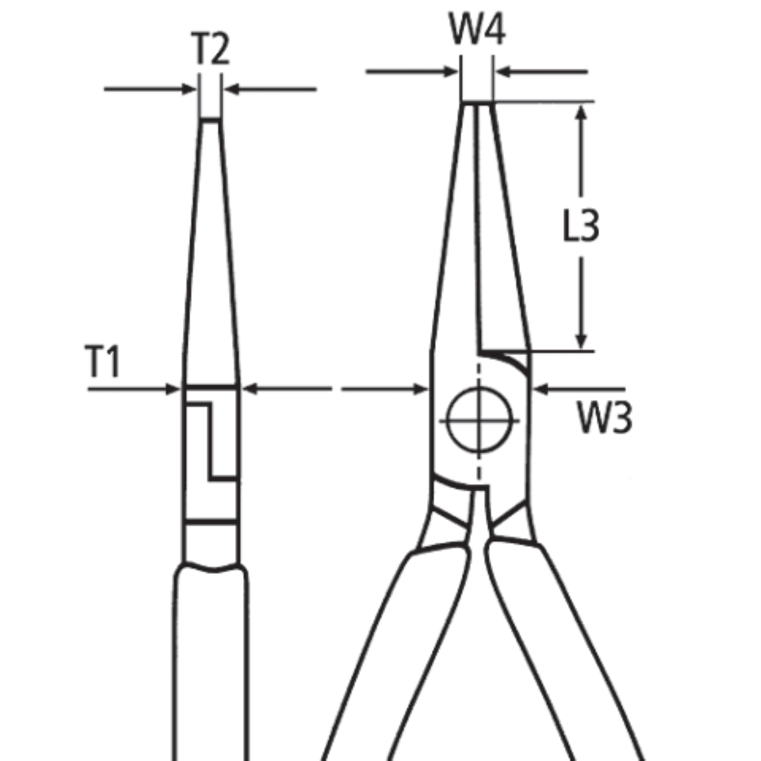 Knipex 3023140 Langbektang - 140mm-image