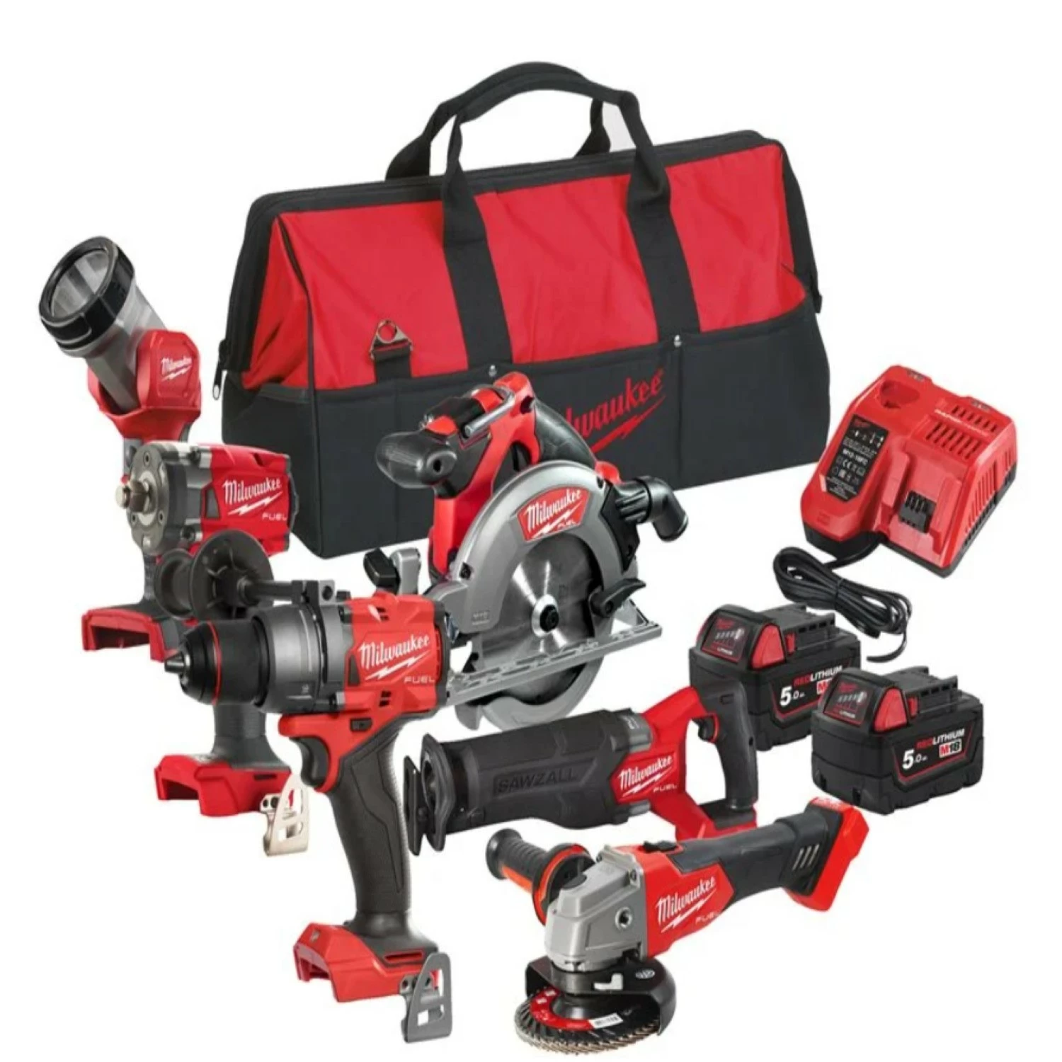 Milwaukee M18 FPP6F3-502B Pack outils sans fil-image